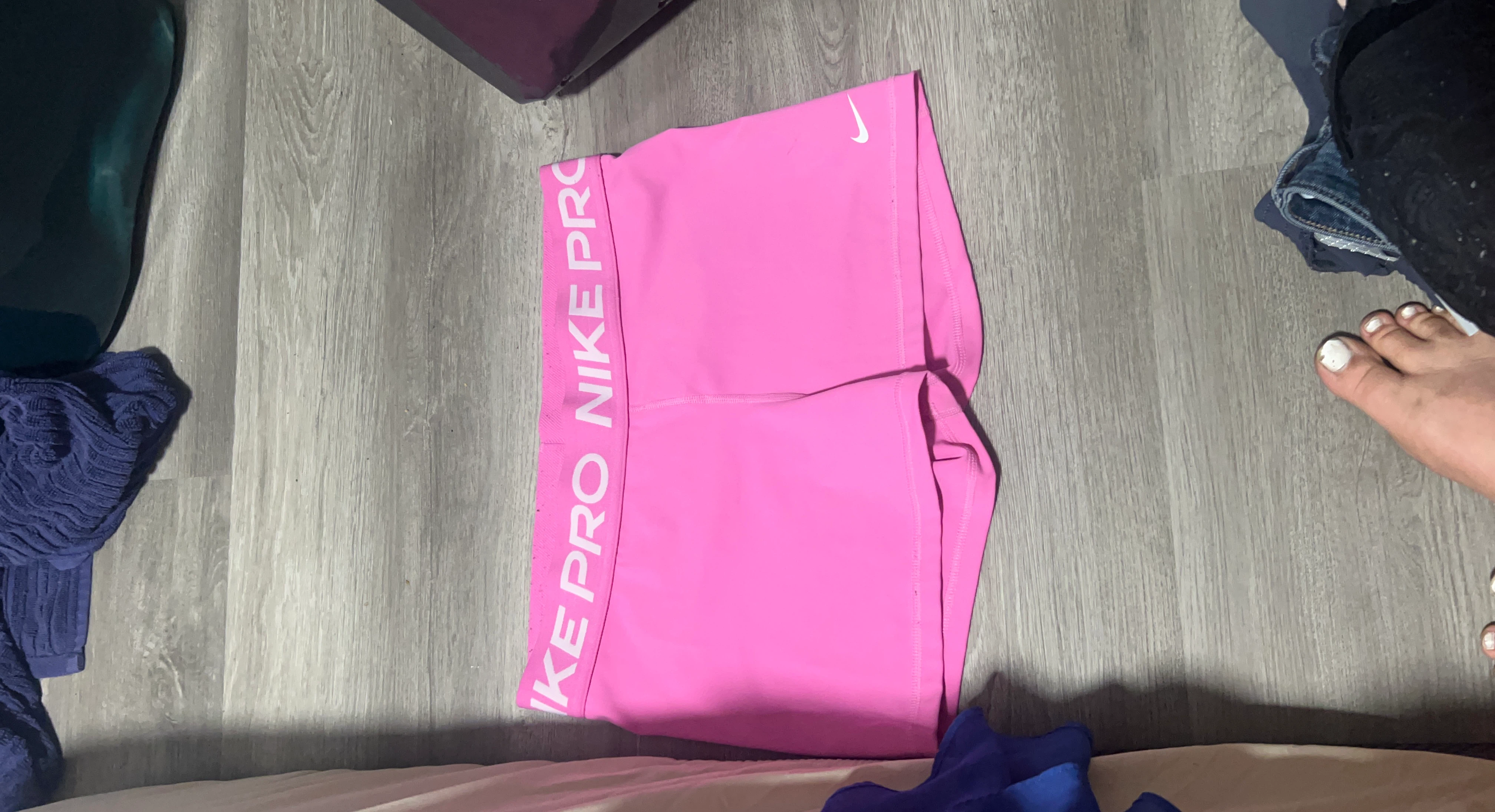 Nike Pro Pink Compression Shorts