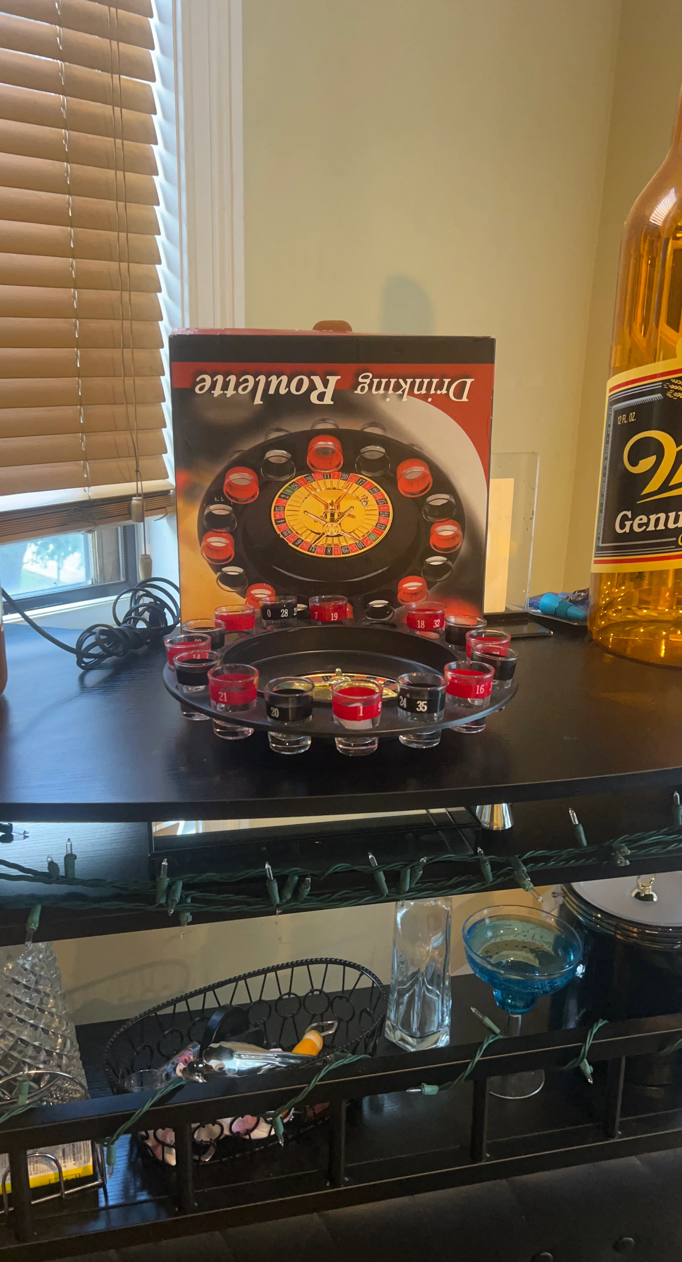 Drinking Roulette Shot Glass Game Set