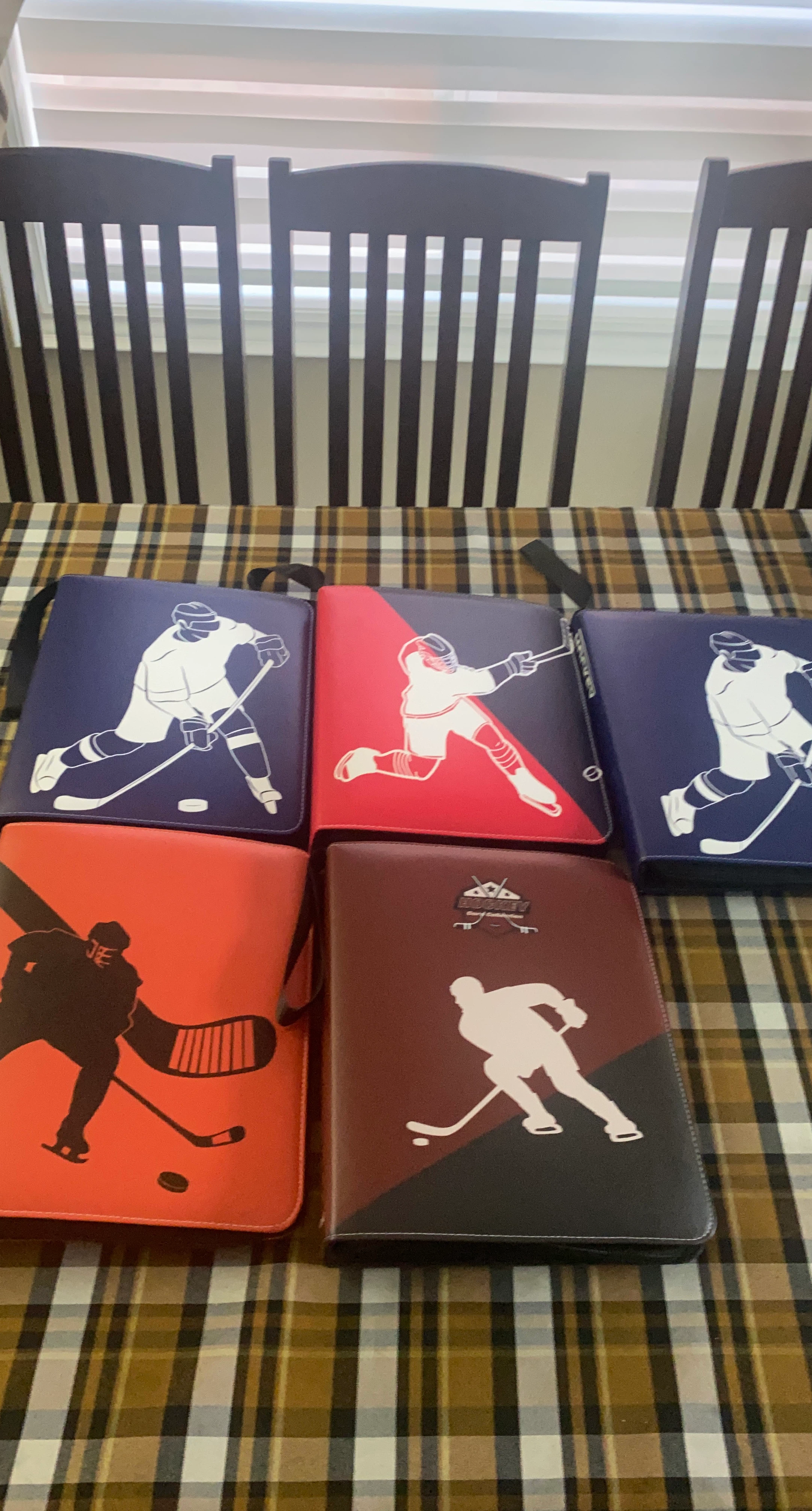Collection Binders - Hockey Theme