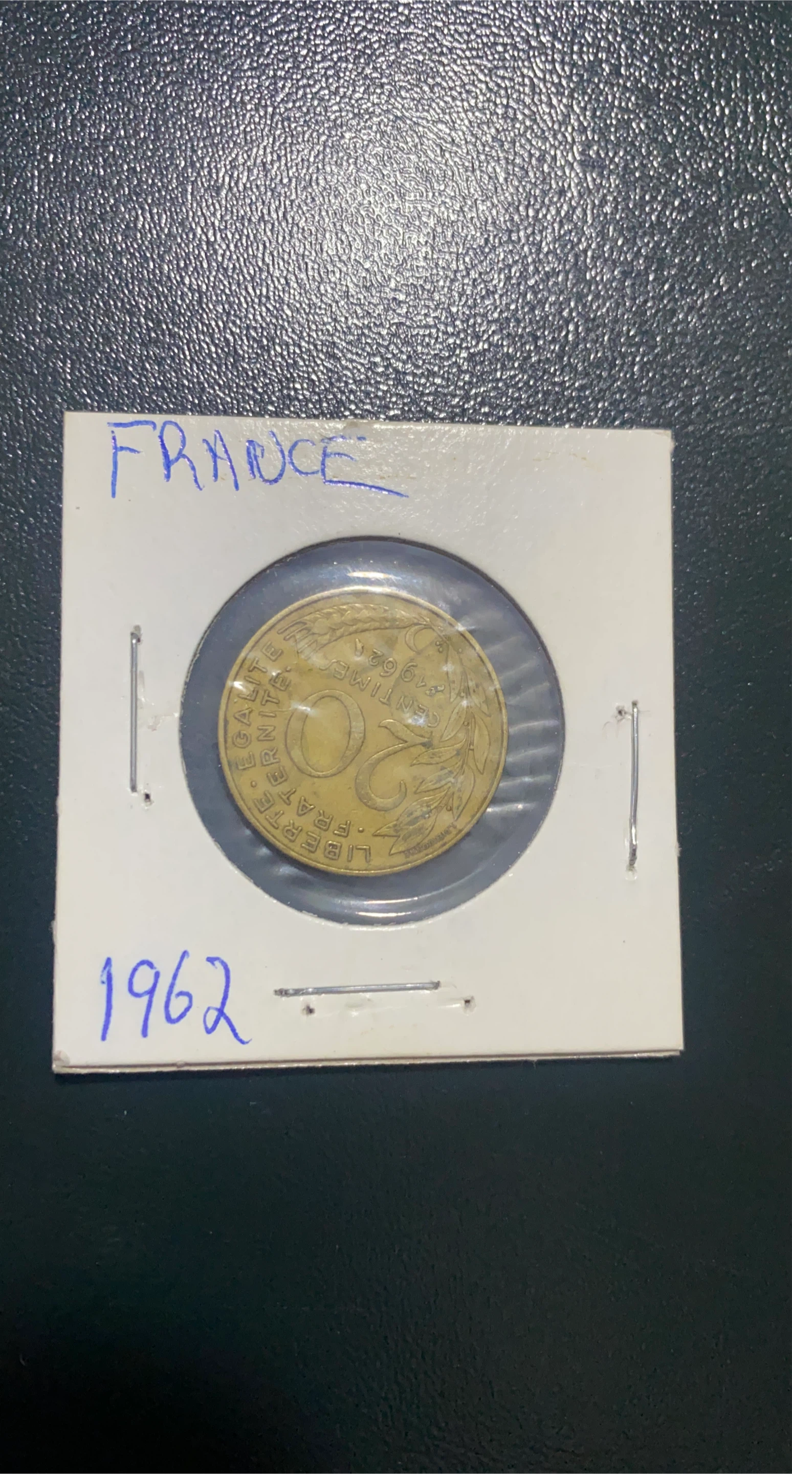 1962 France 20 Centimes Coin