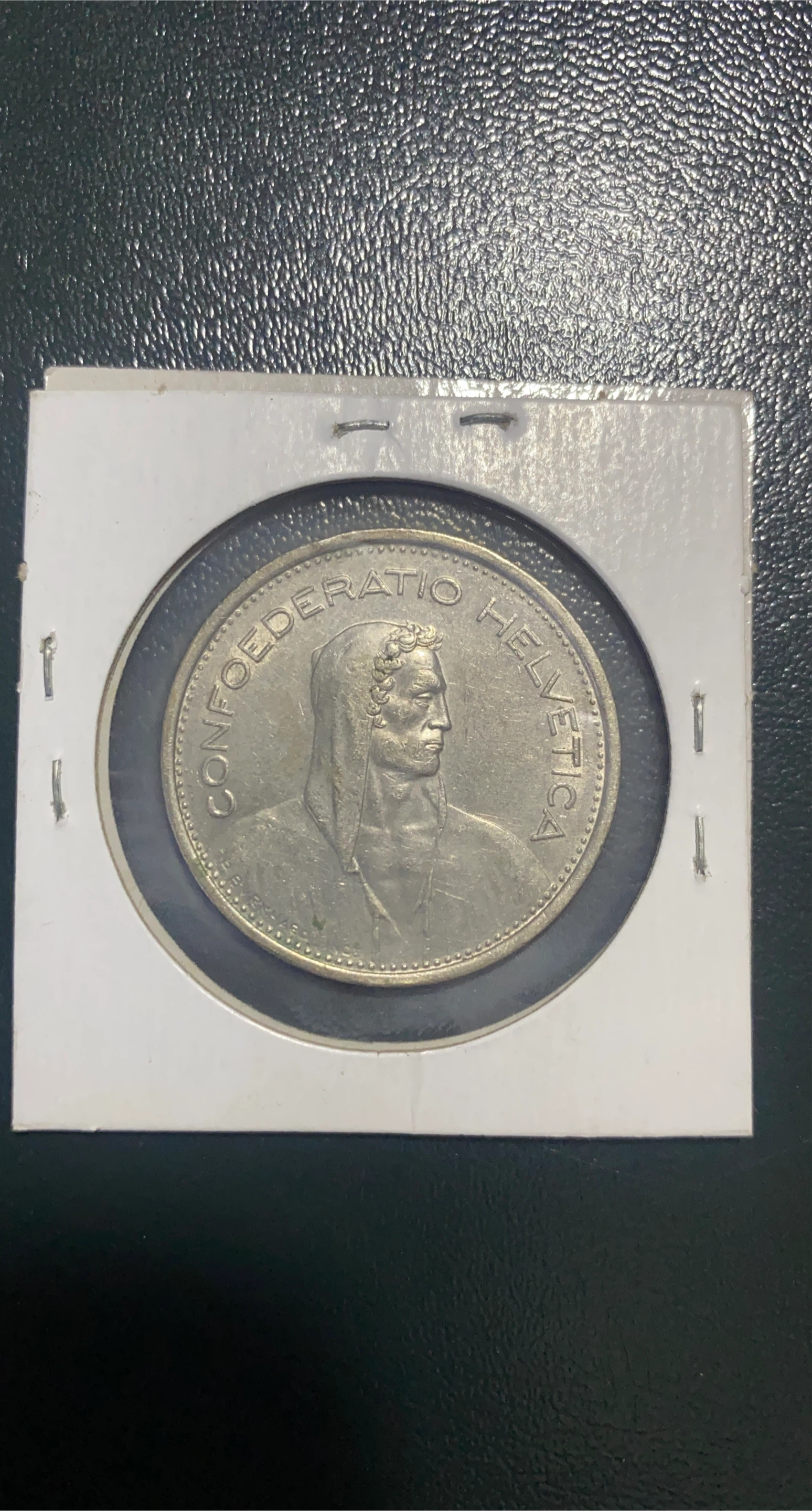 Switzerland 5 Franc Coin 1968