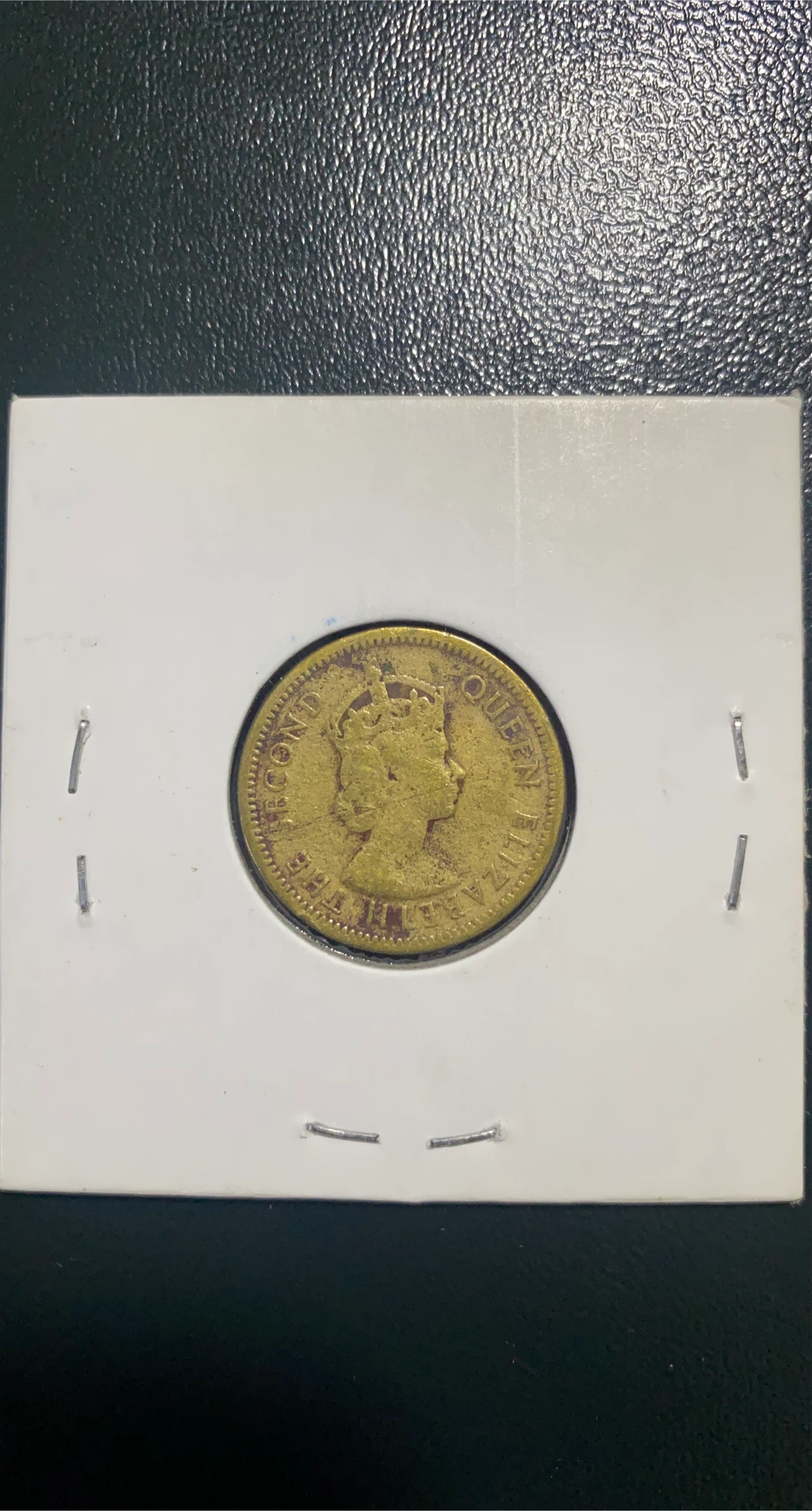 1955 Eastern Caribbean Territories 5 Cents Coin