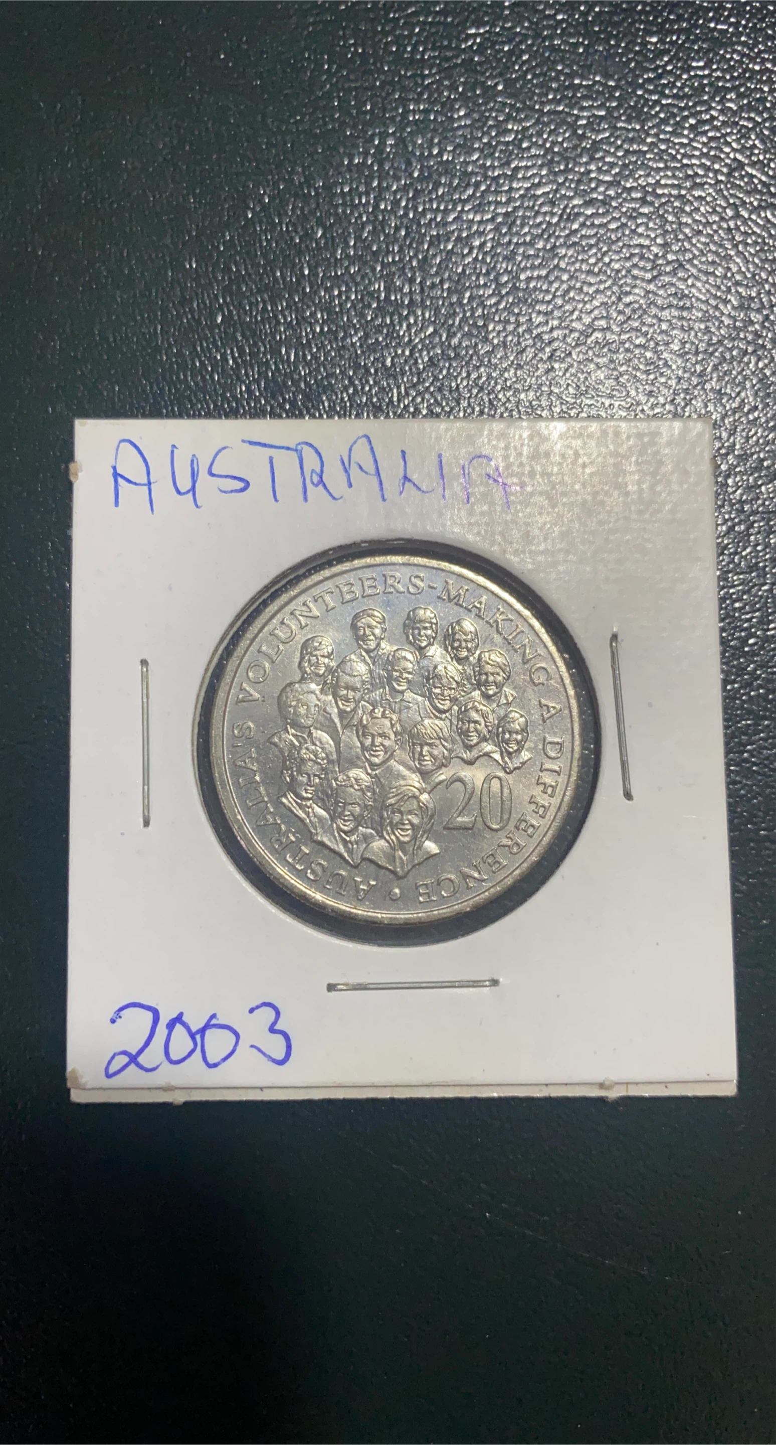 2003 Australia 20 Cent Coin - Volunteers Making a Difference