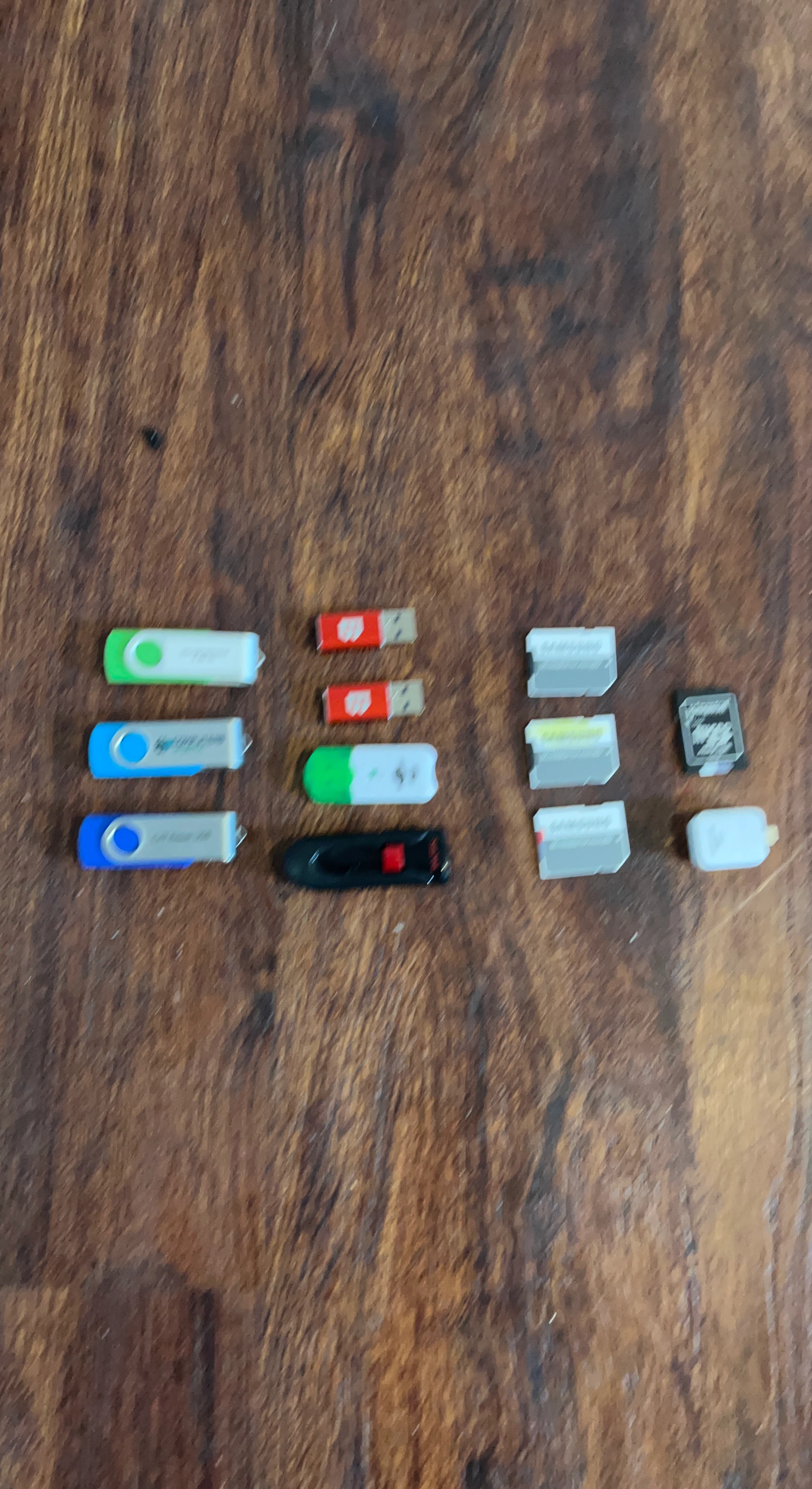 Assorted USB Flash Drives & Memory Cards