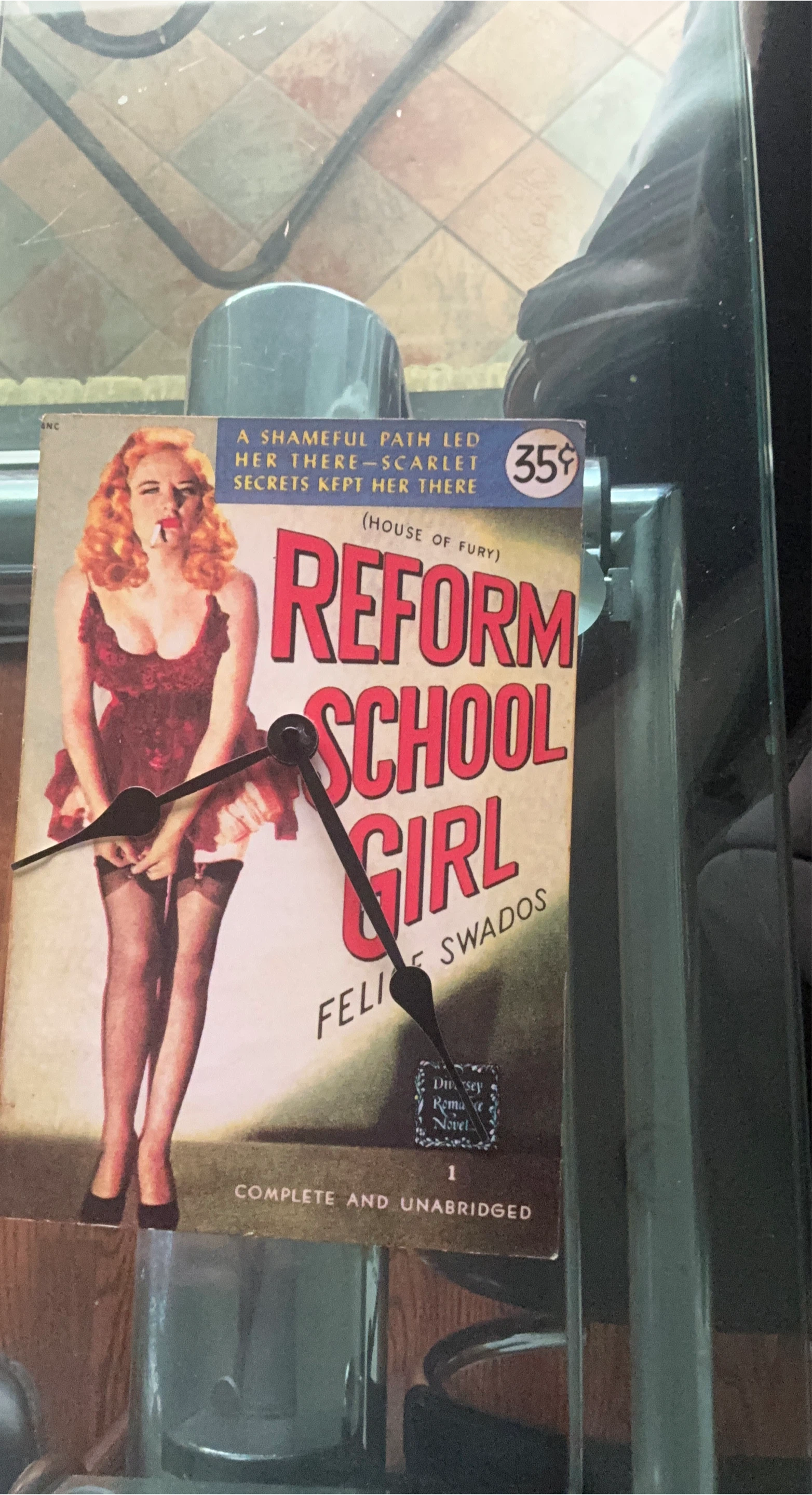 Reform School Girl Novel Clock