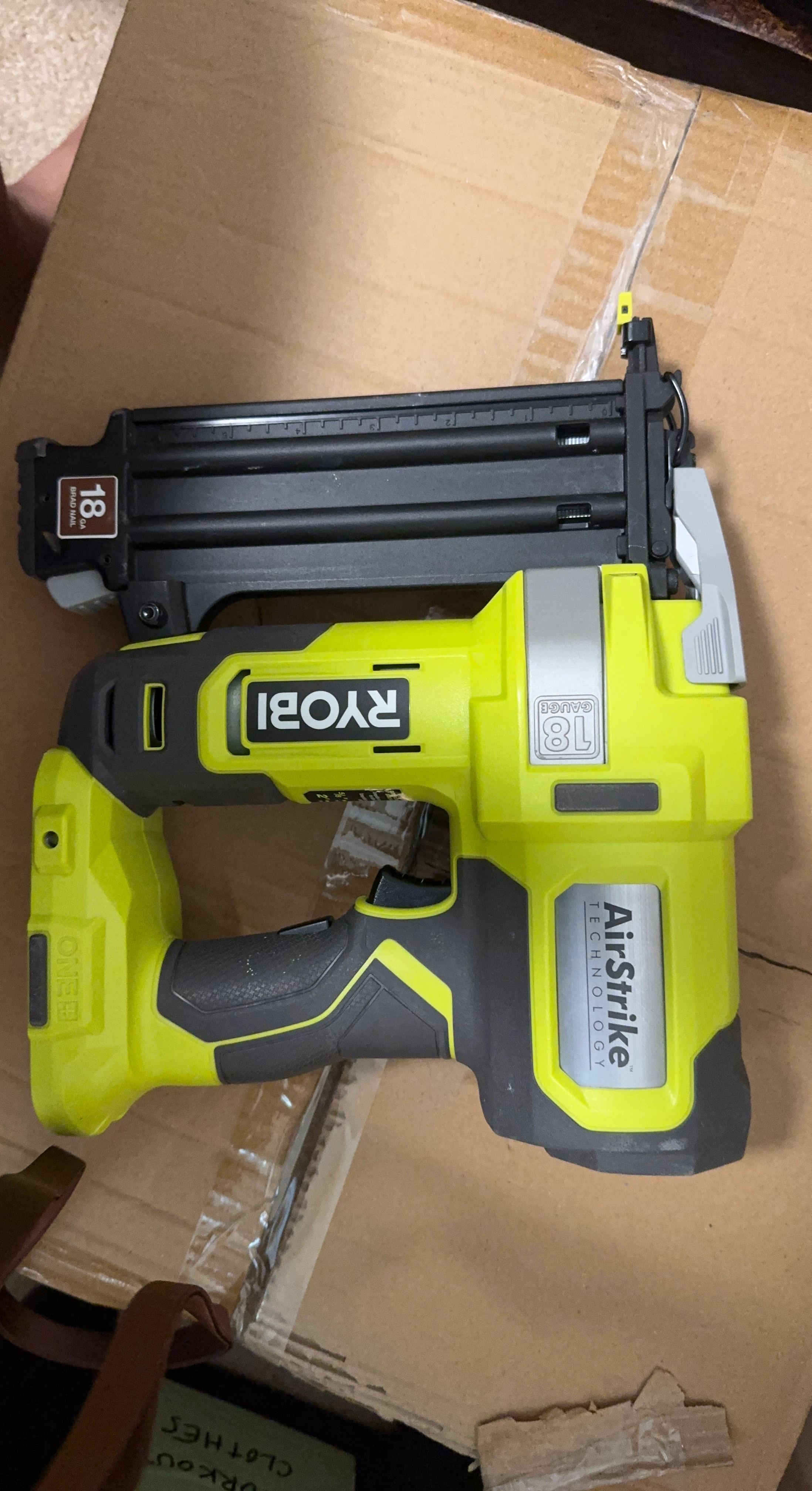 Ryobi 18-Volt ONE+ AirStrike Brad Nailer