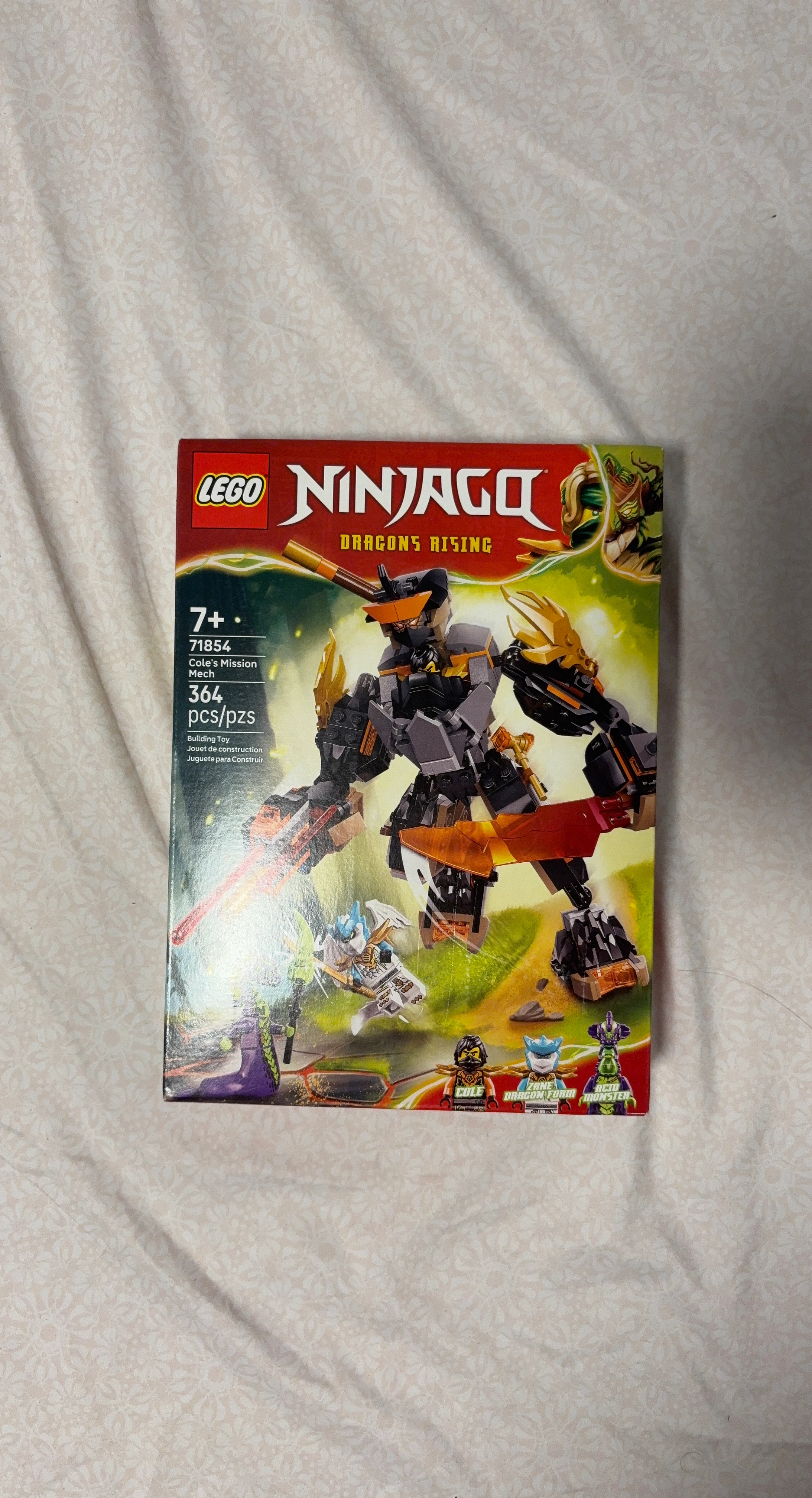 LEGO Ninjago Dragons Rising Cole's Mission Mech Set 71854