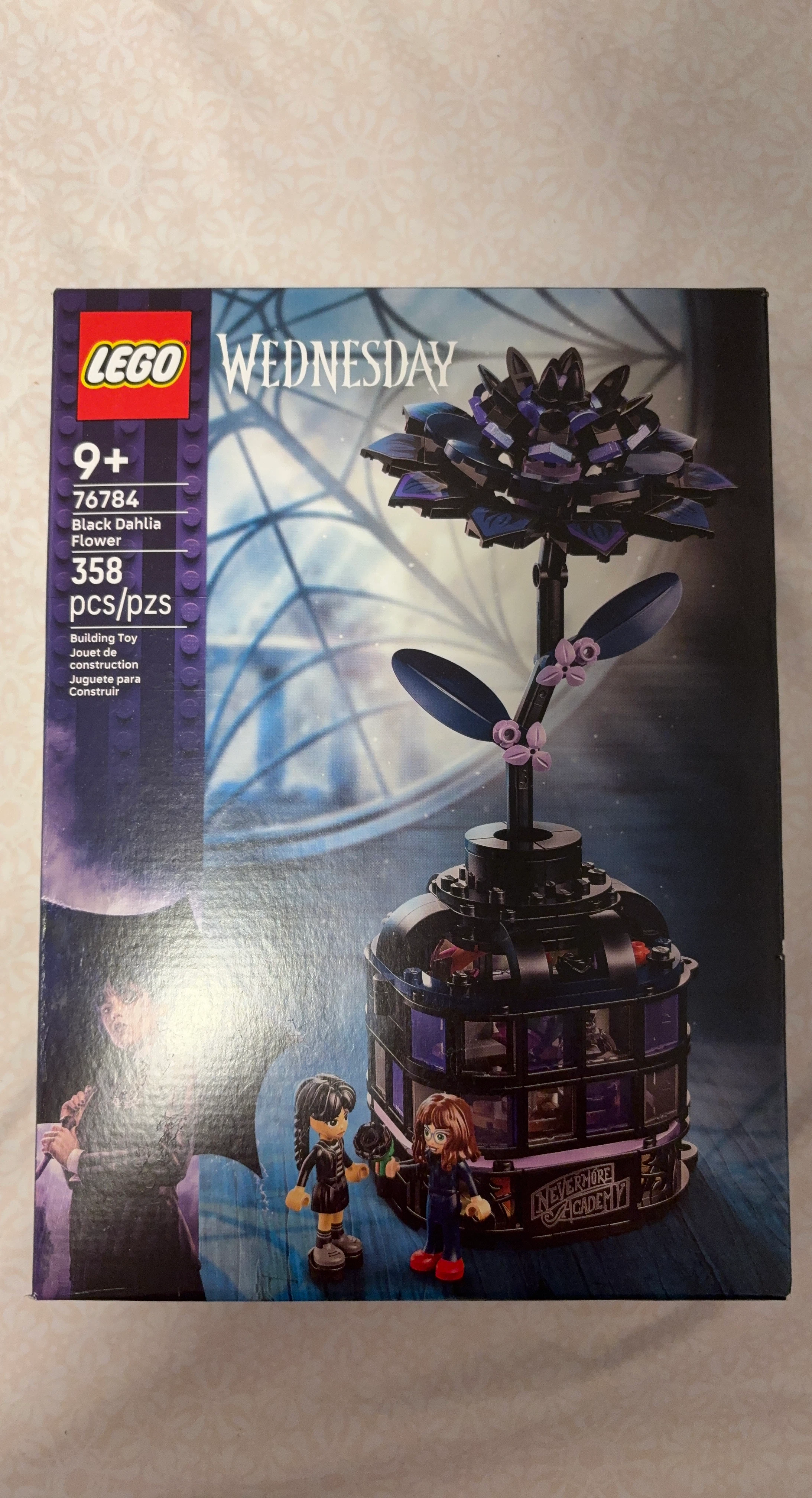 LEGO Wednesday Black Dahlia Flower