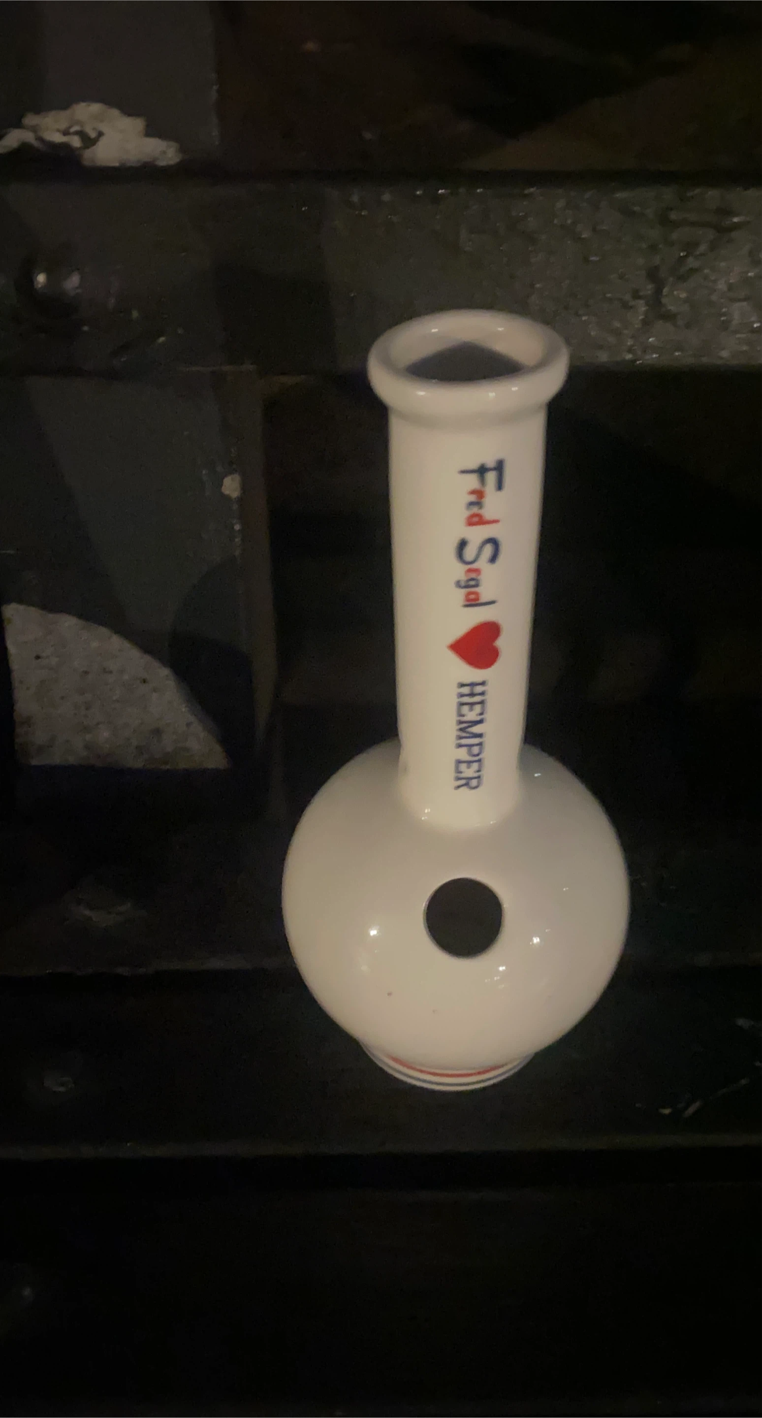 Fred Segal x HEMPER White Ceramic Water Pipe