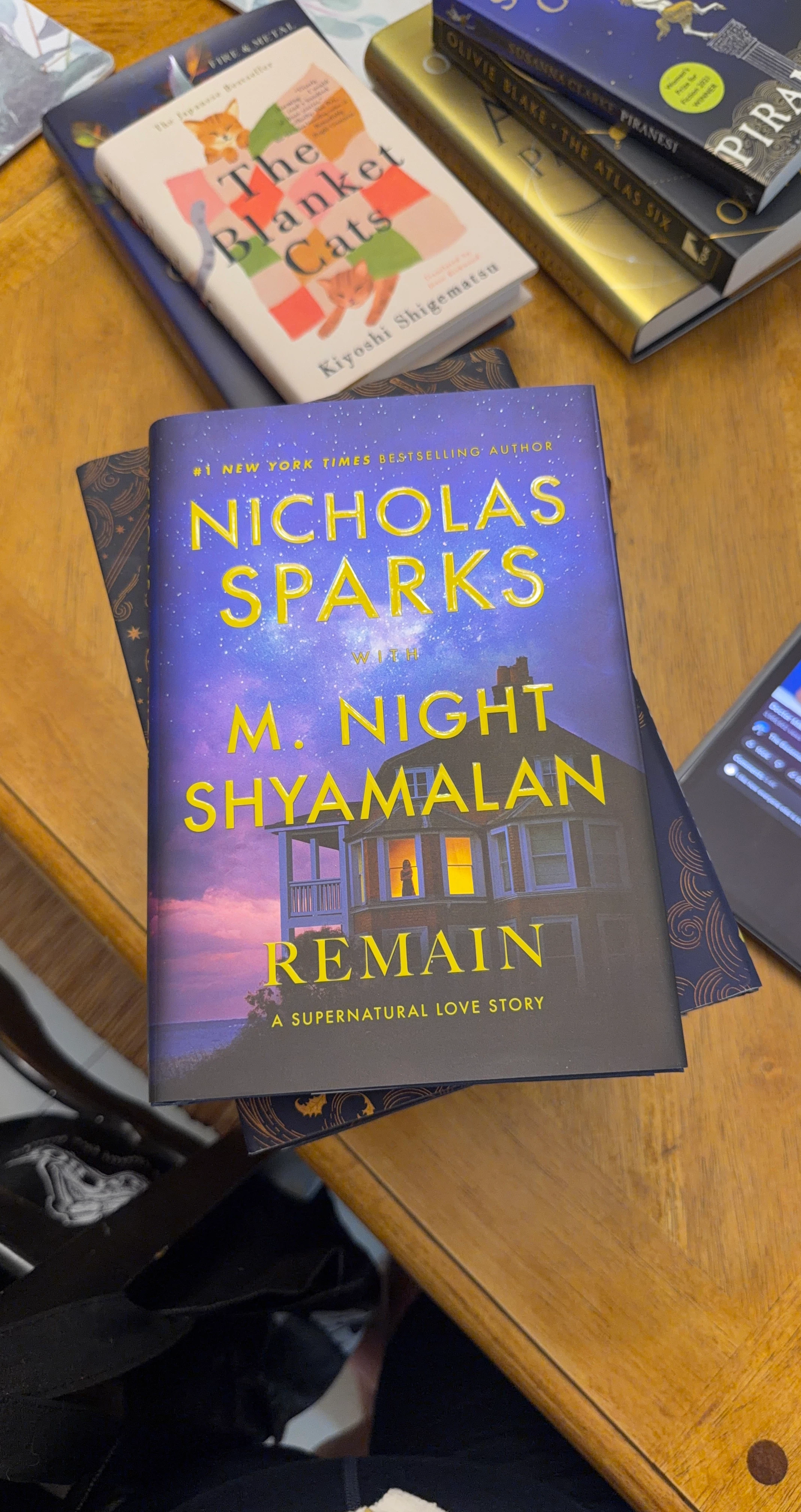 Nicholas Sparks & M. Night Shyamalan Remain Book