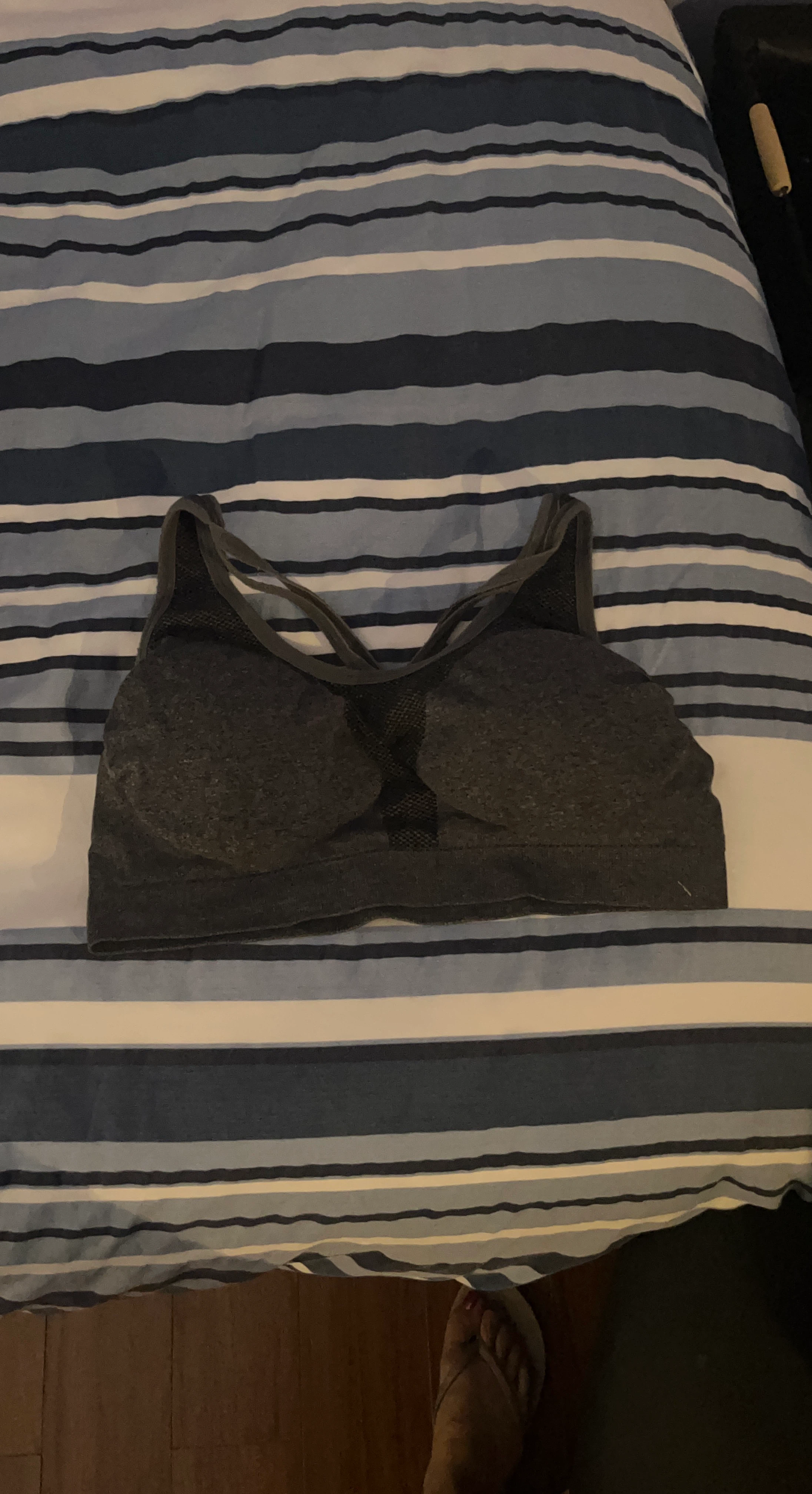 Grey Sports Bra