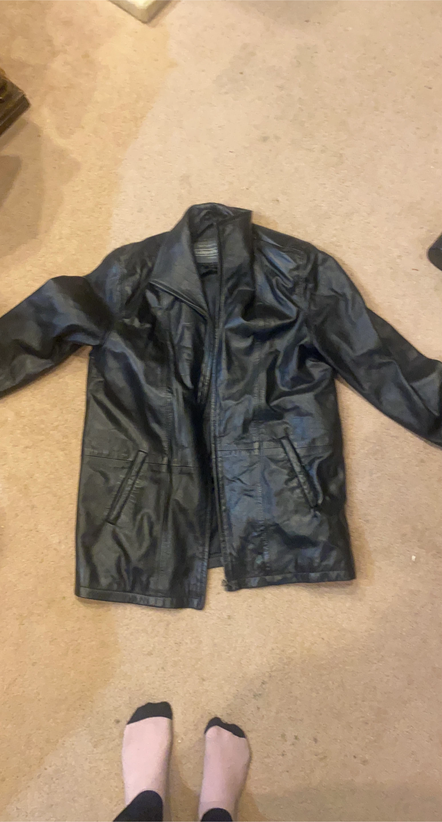 Reportage R.G.A. Made in Italy Leather Jacket XL