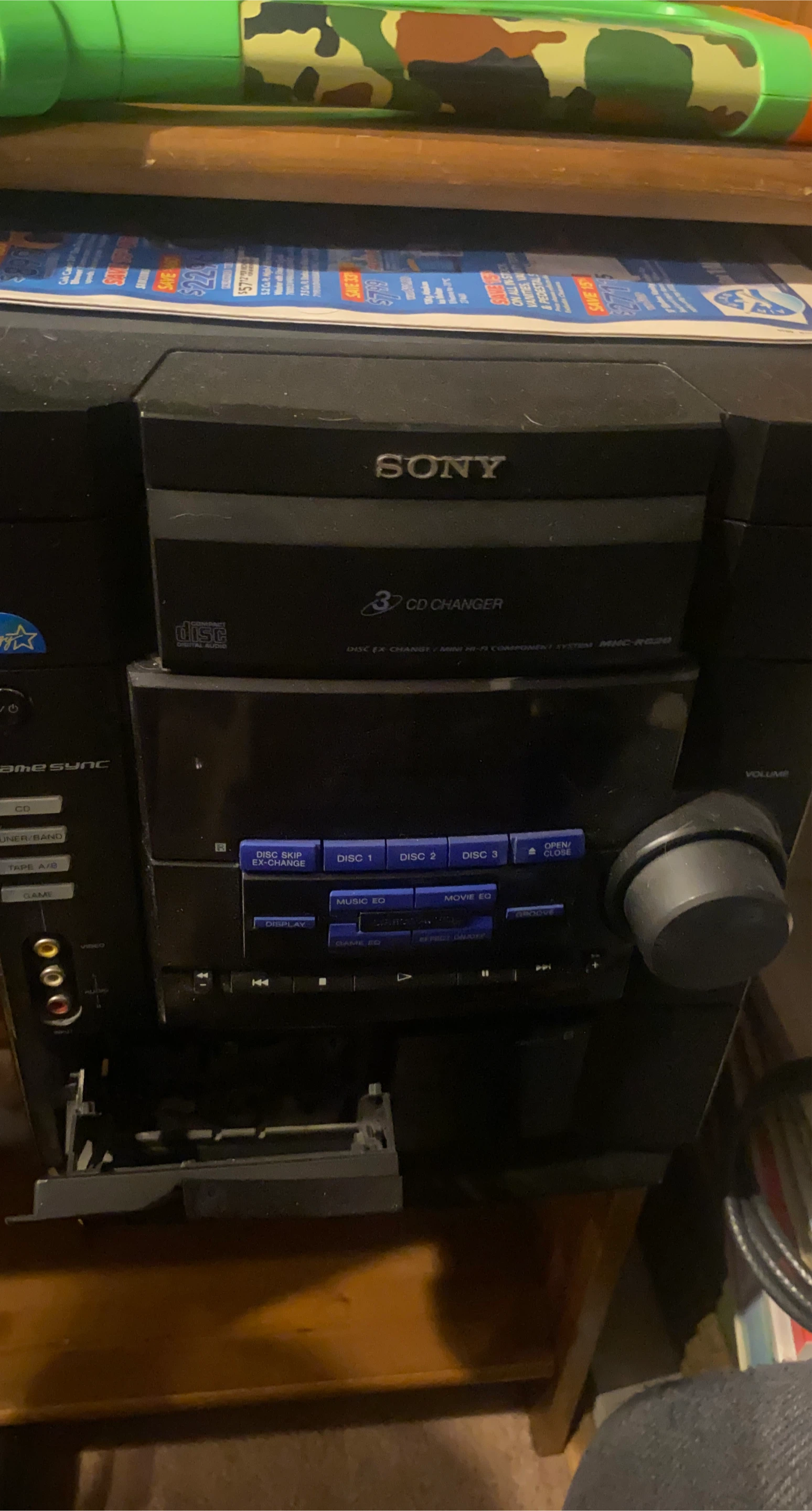 Sony 3 CD Changer Mini Hi-Fi Component System MHC-RG20