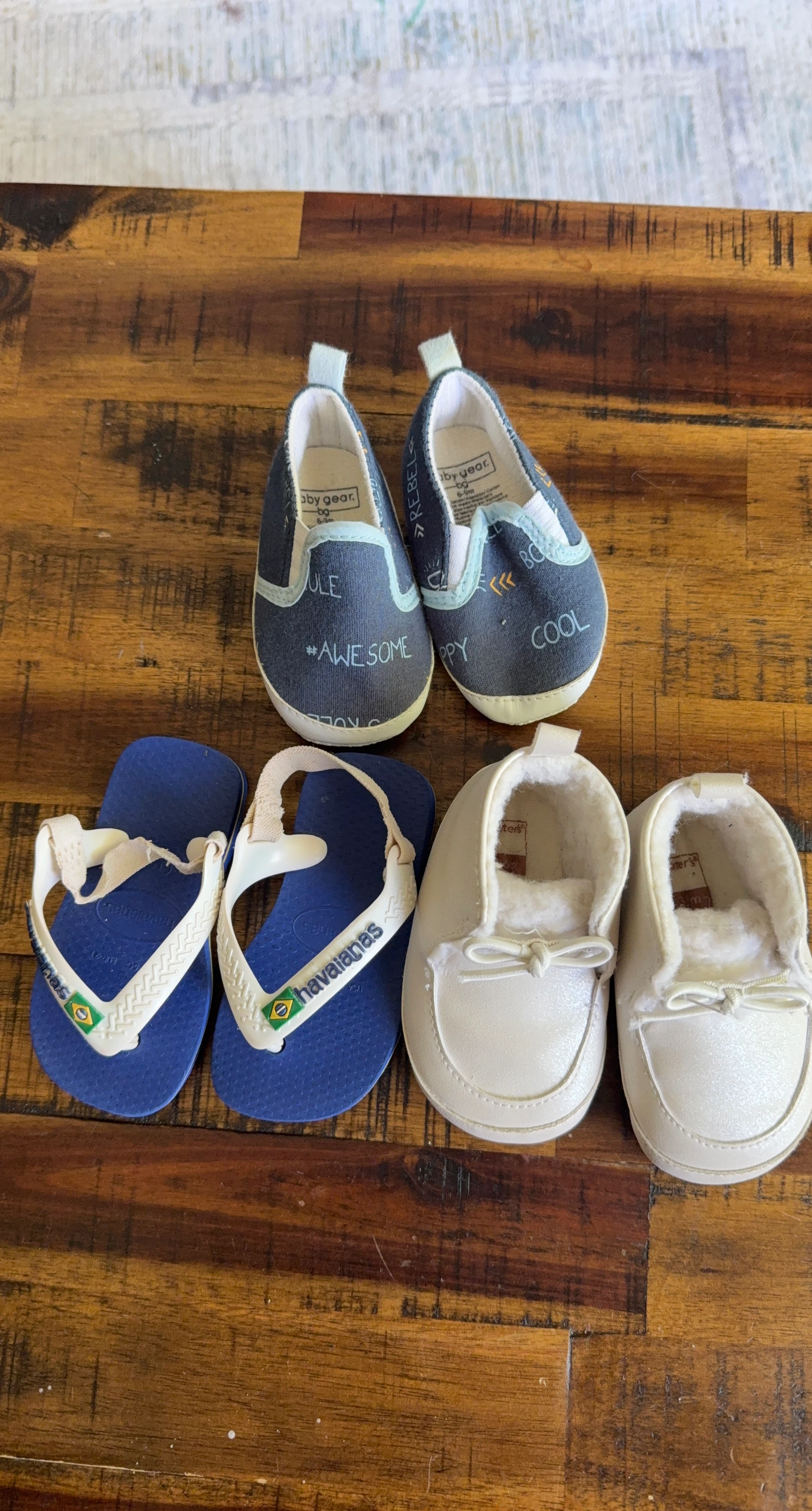 Baby Gear & Havaianas Baby Shoes Bundle