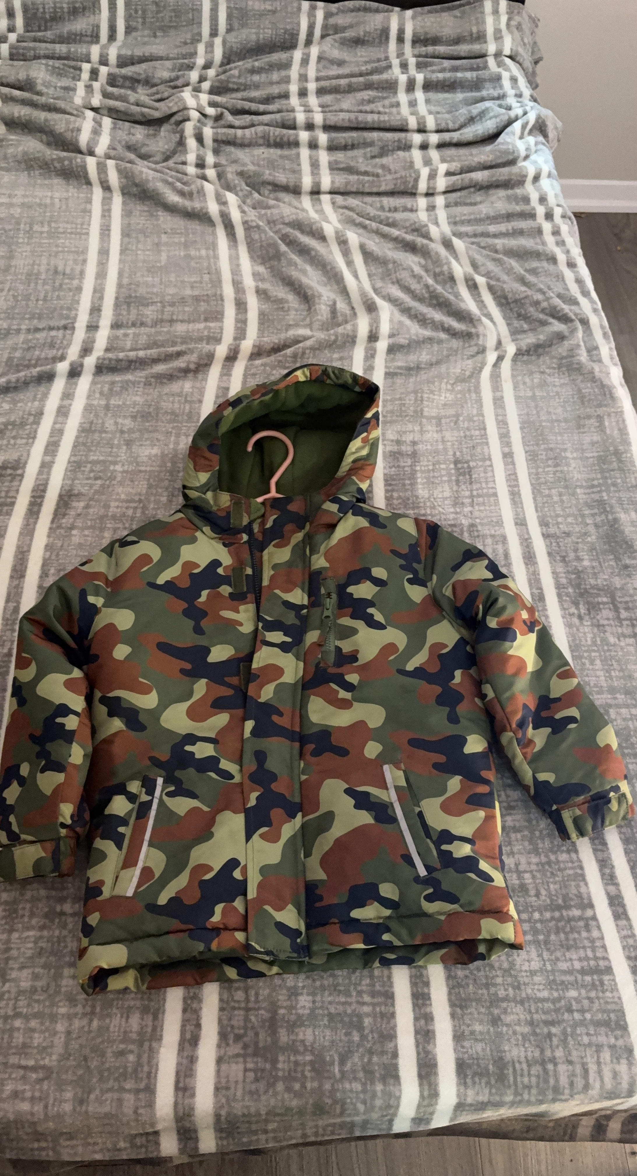 Kids Camouflage Winter Jacket