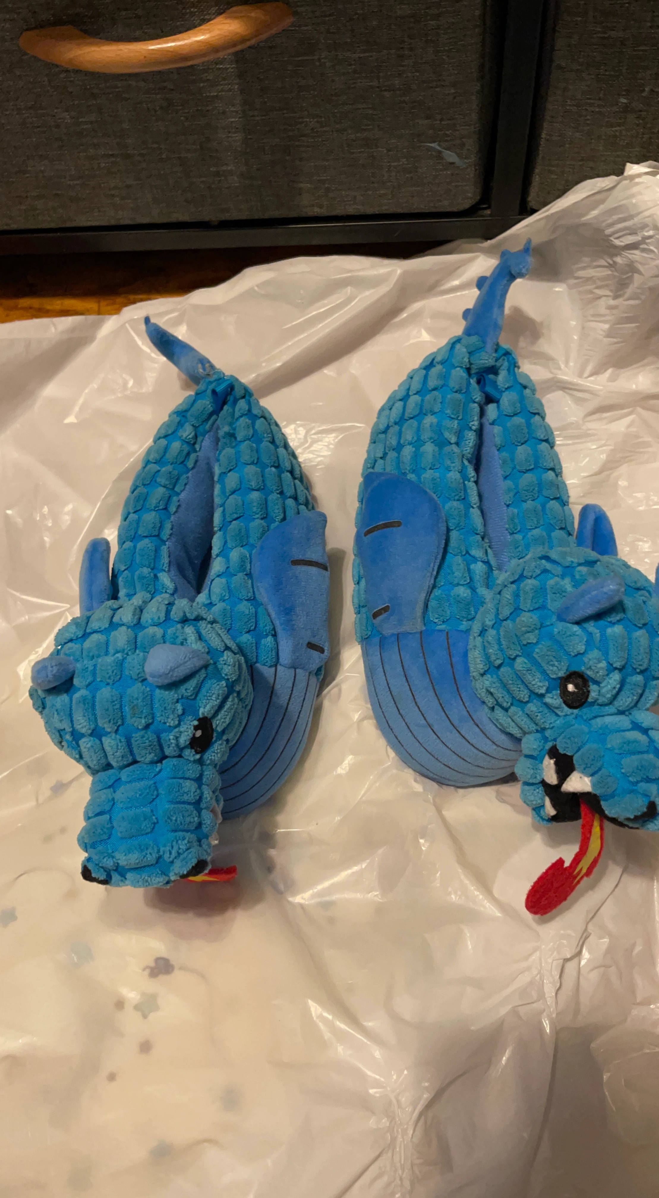 Blue Dragon Slippers