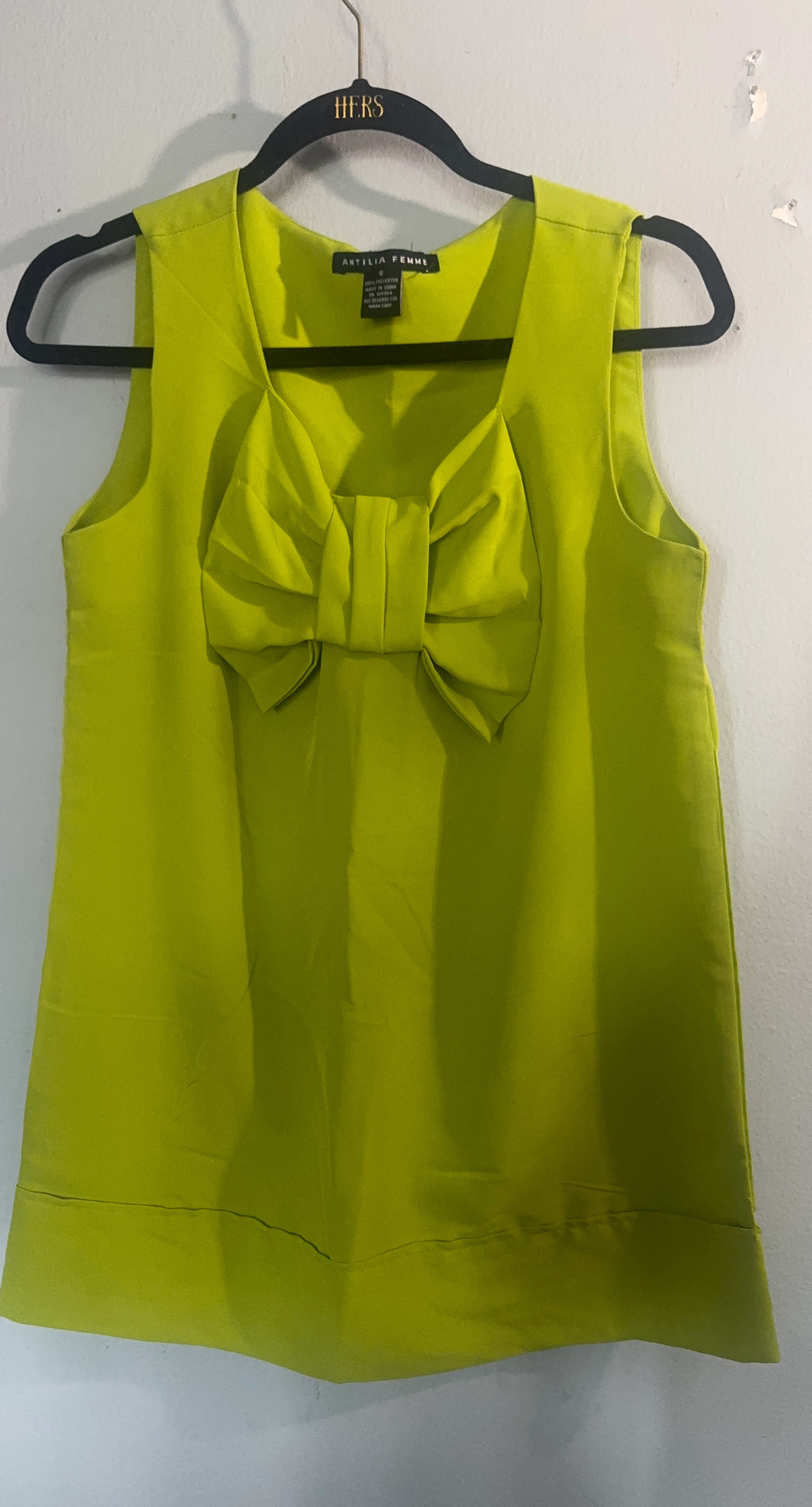 Antilia Femme Women's Bow Top - Size S