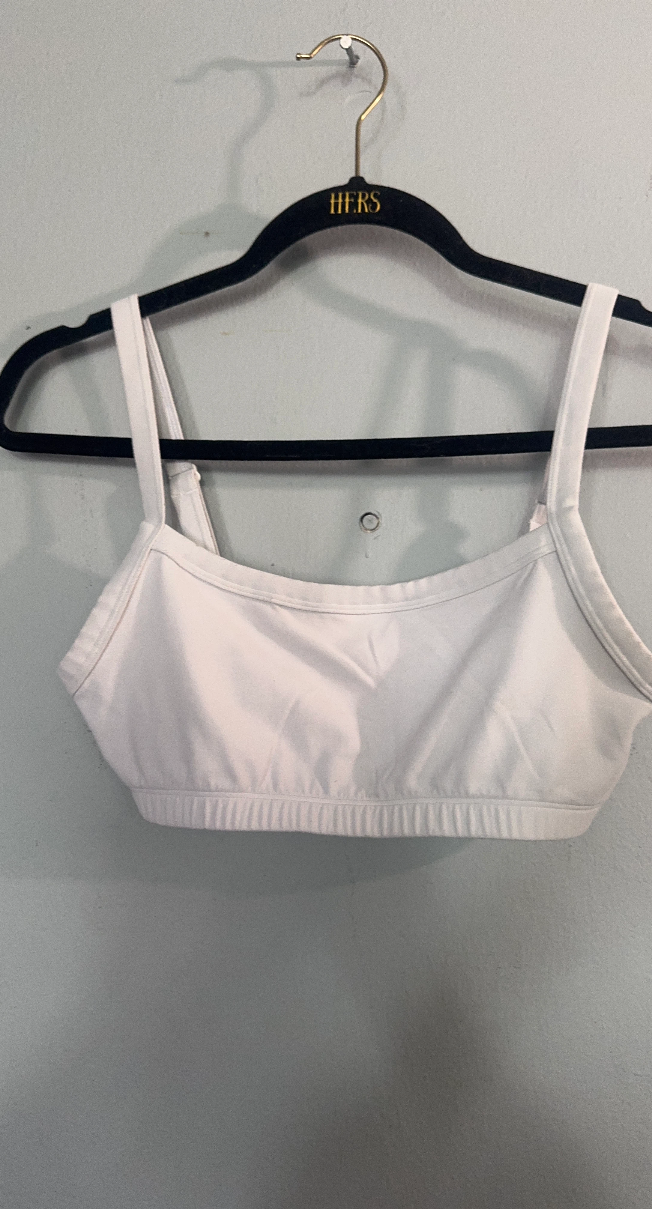 White Sports Bra