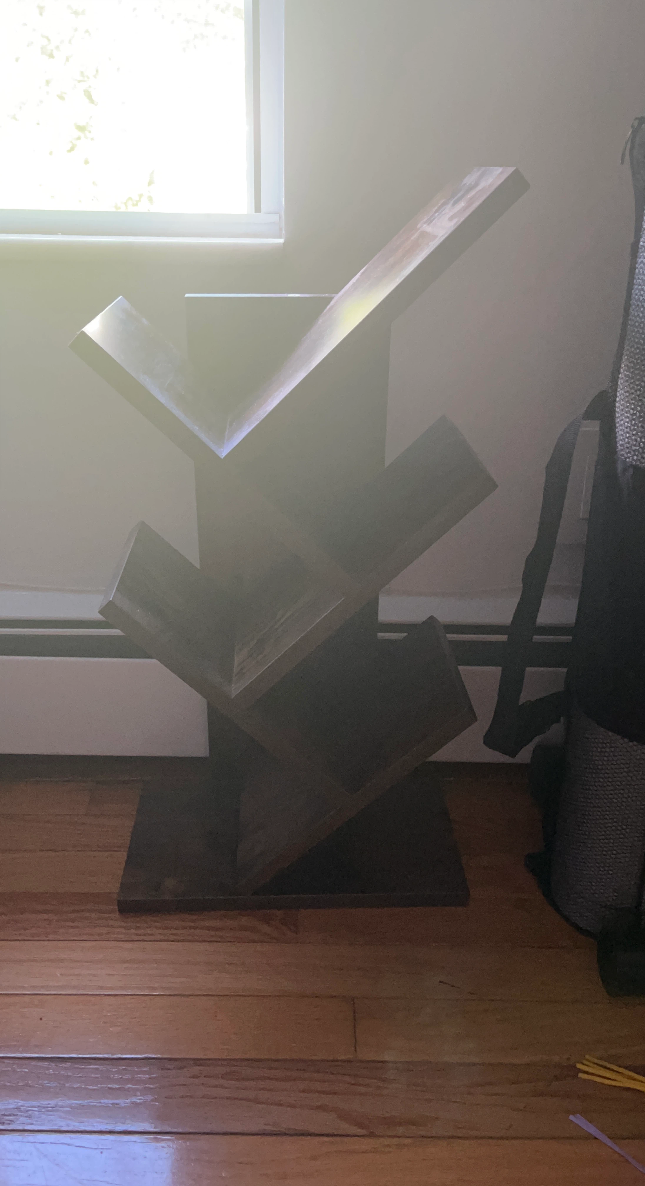Wooden Book Display Stand