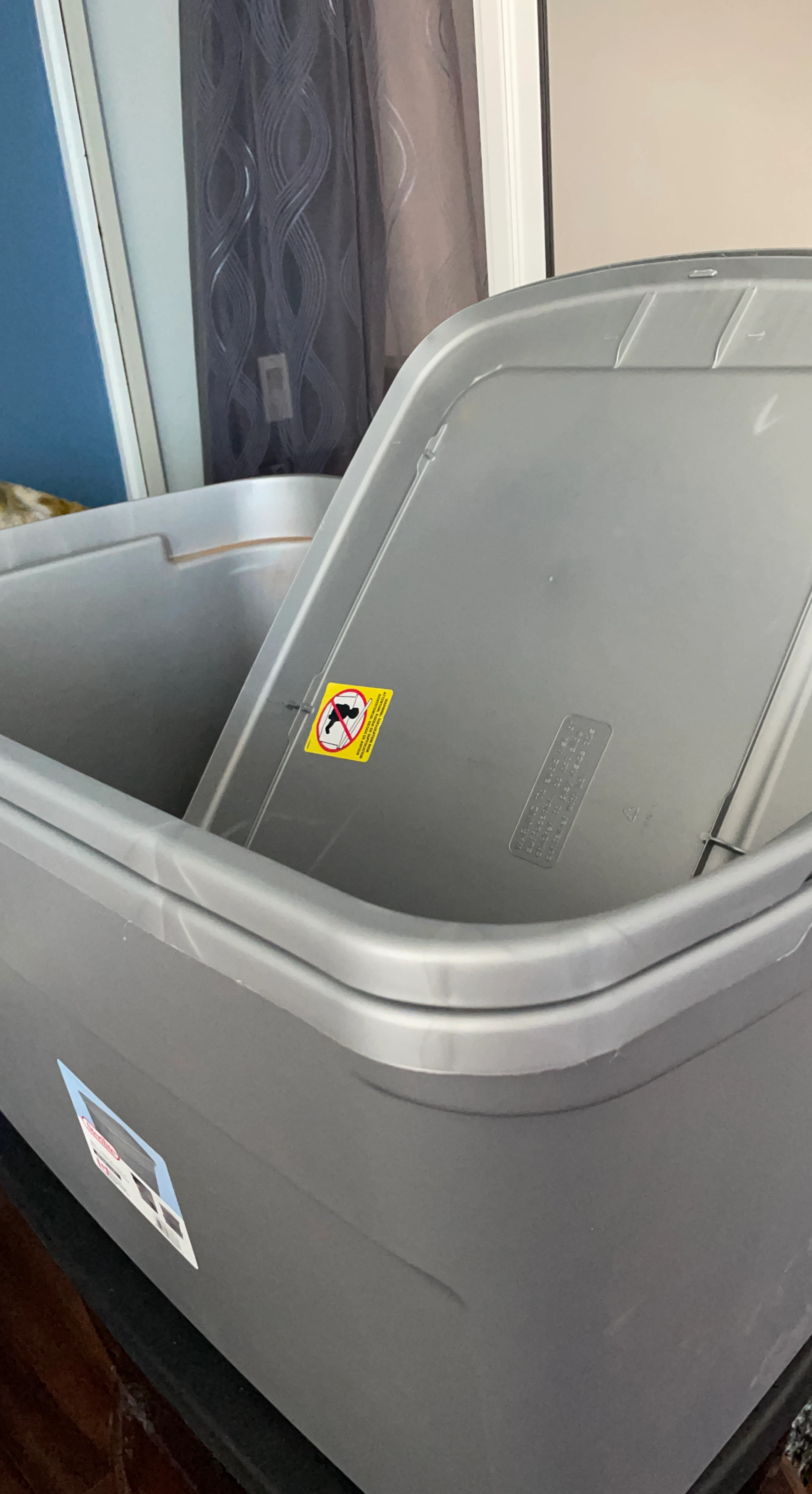 2 30 Gallon Storage Bins
