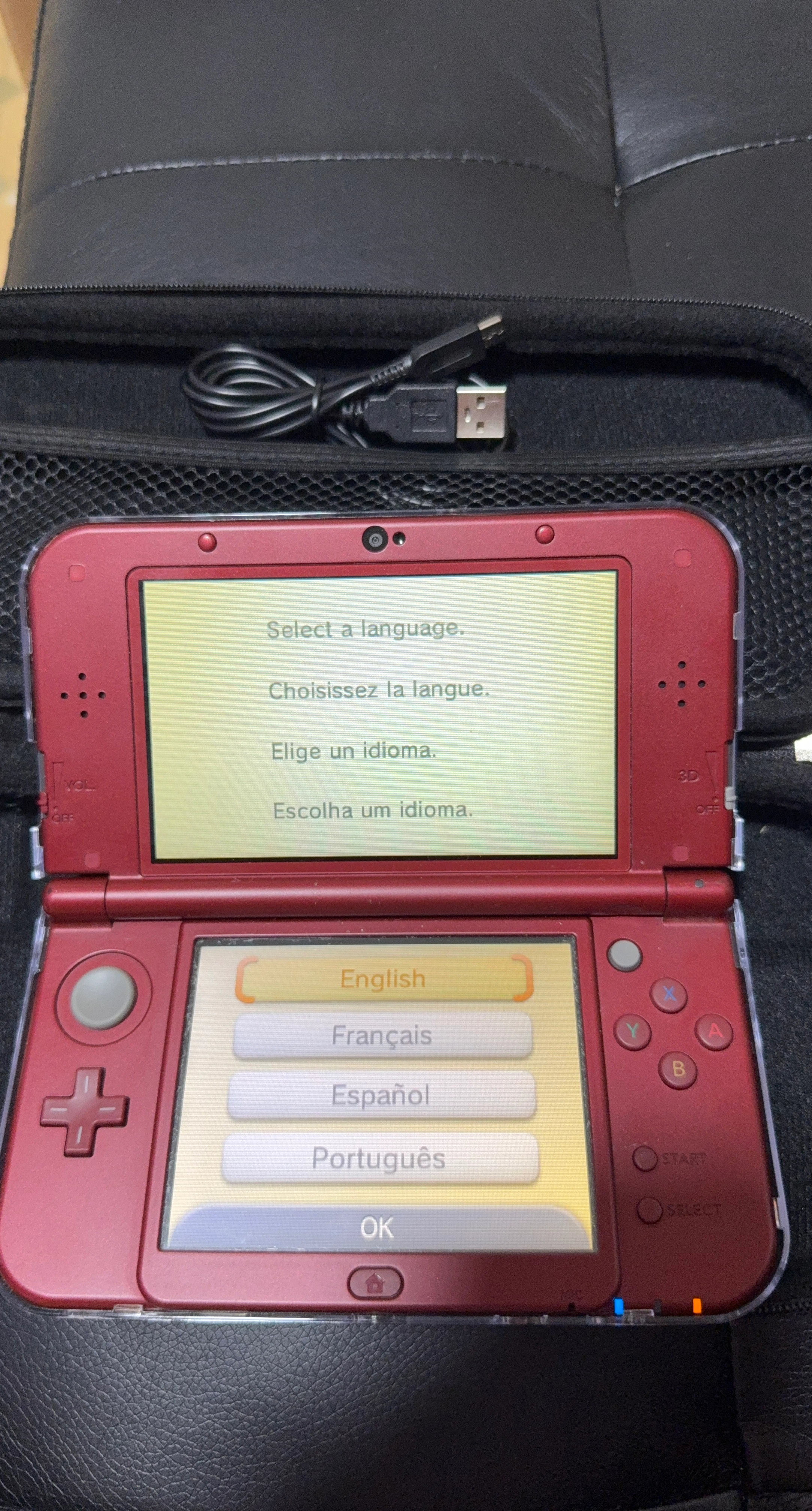 Nintendo New 3DS XL Red Console