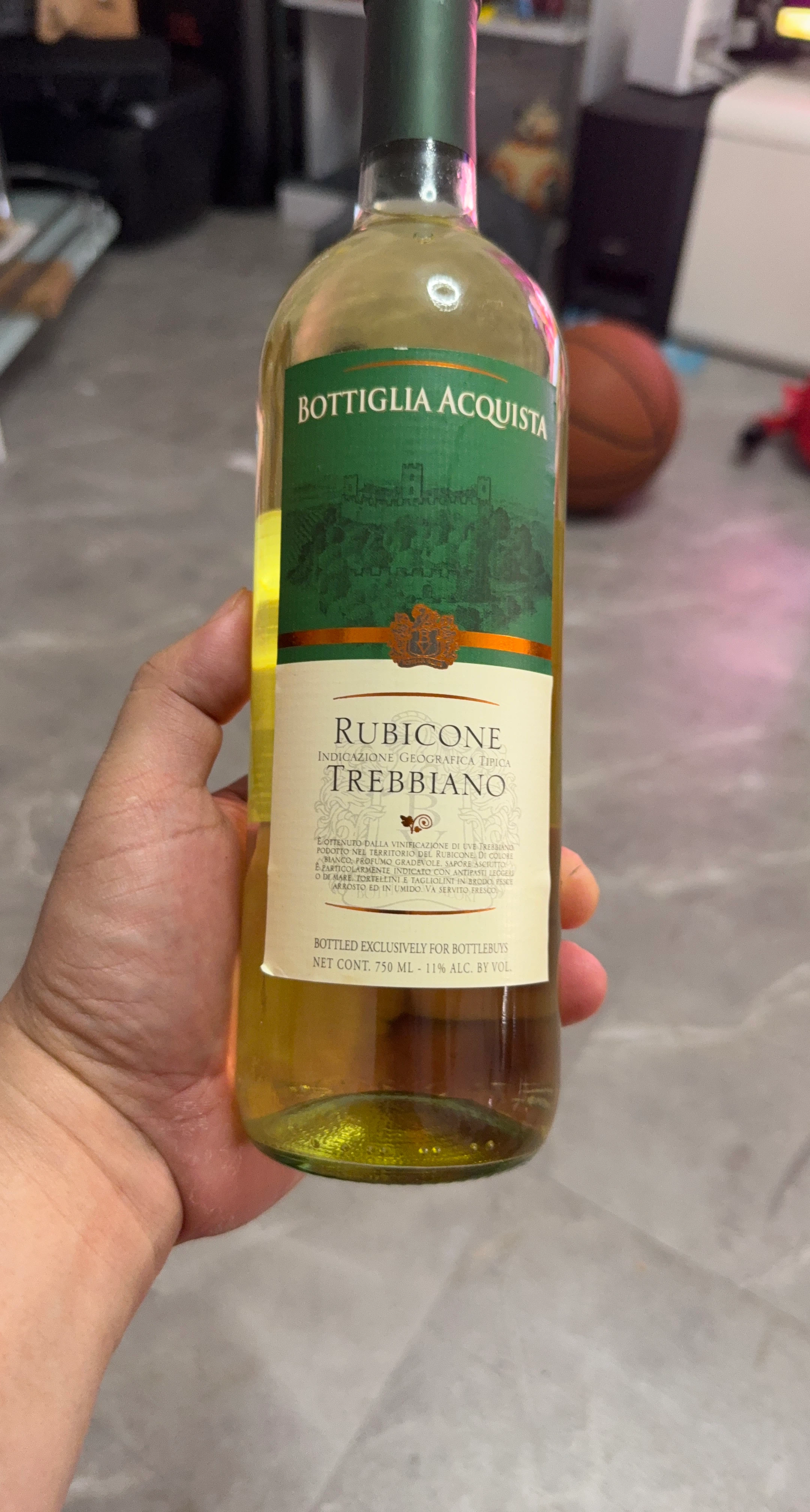 Bottiglia Acquist Rubicone Trebbiano White Wine