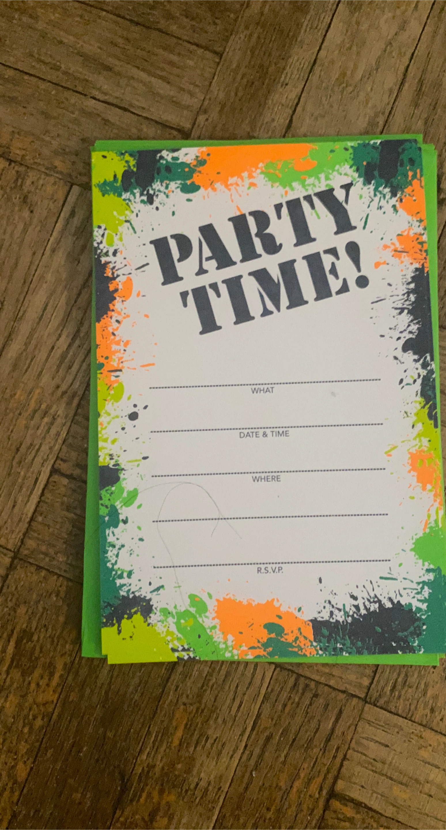 Party Time Invitations