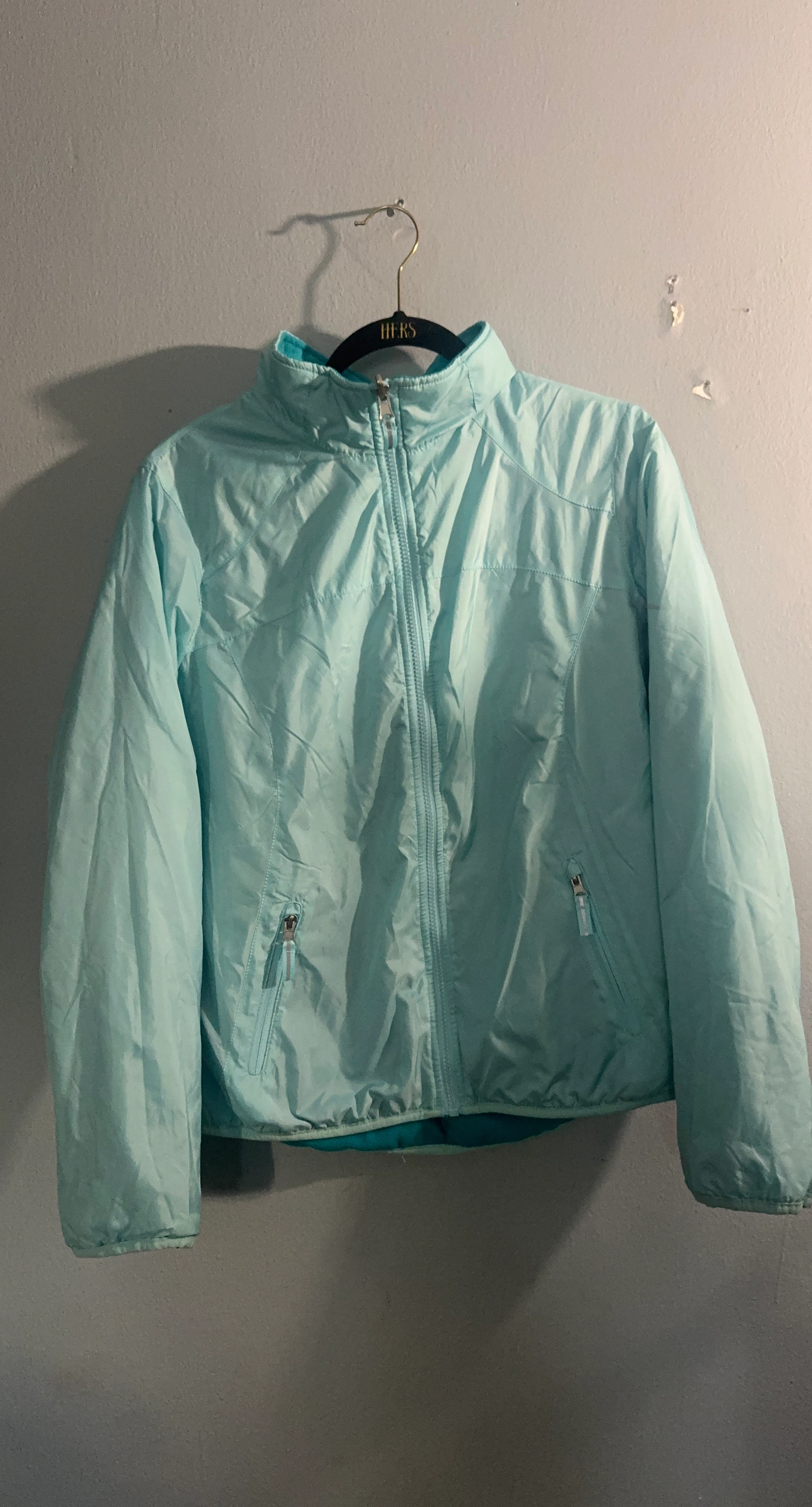 Light Blue Quilted Jacket