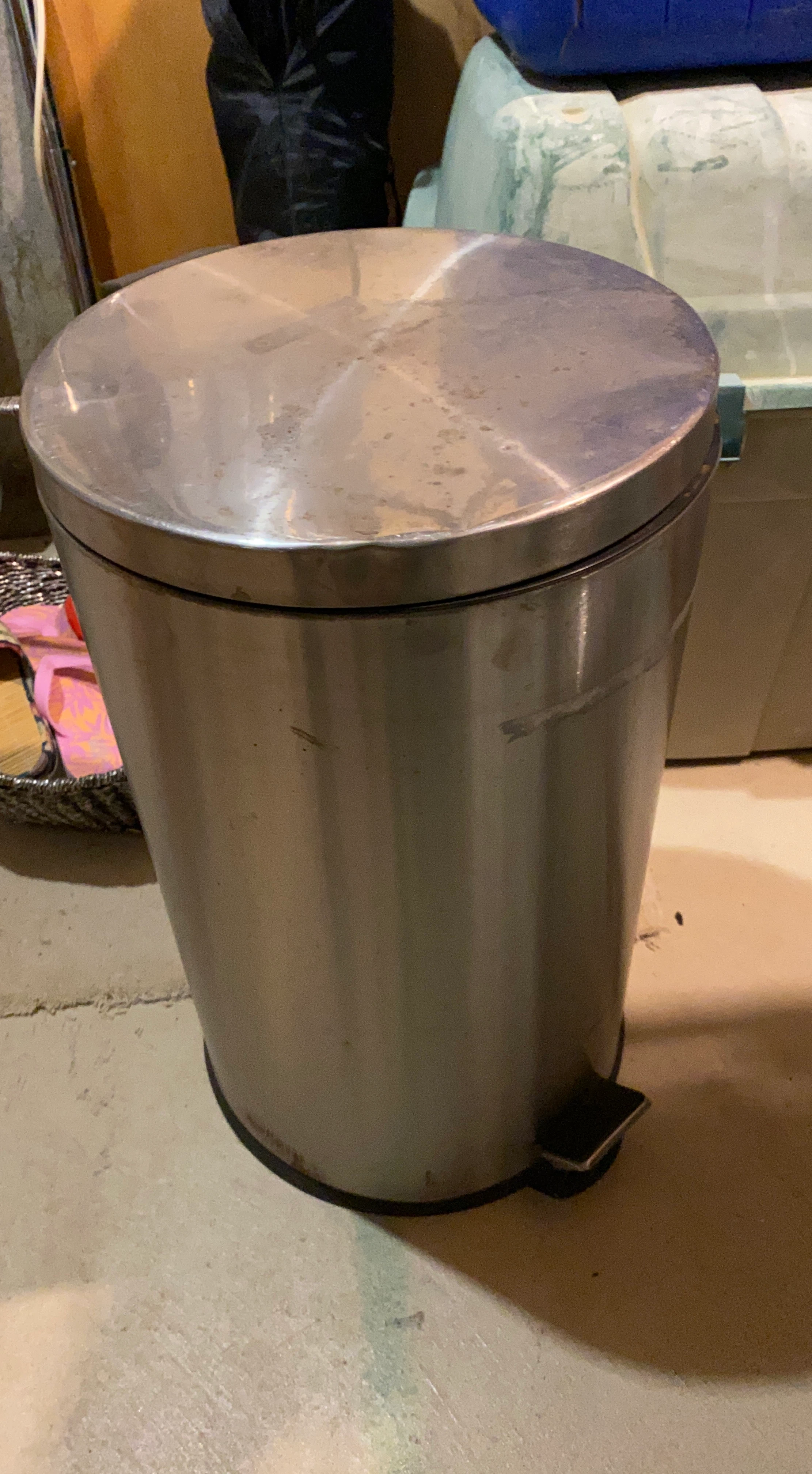 Stainless Steel Step Trash Can