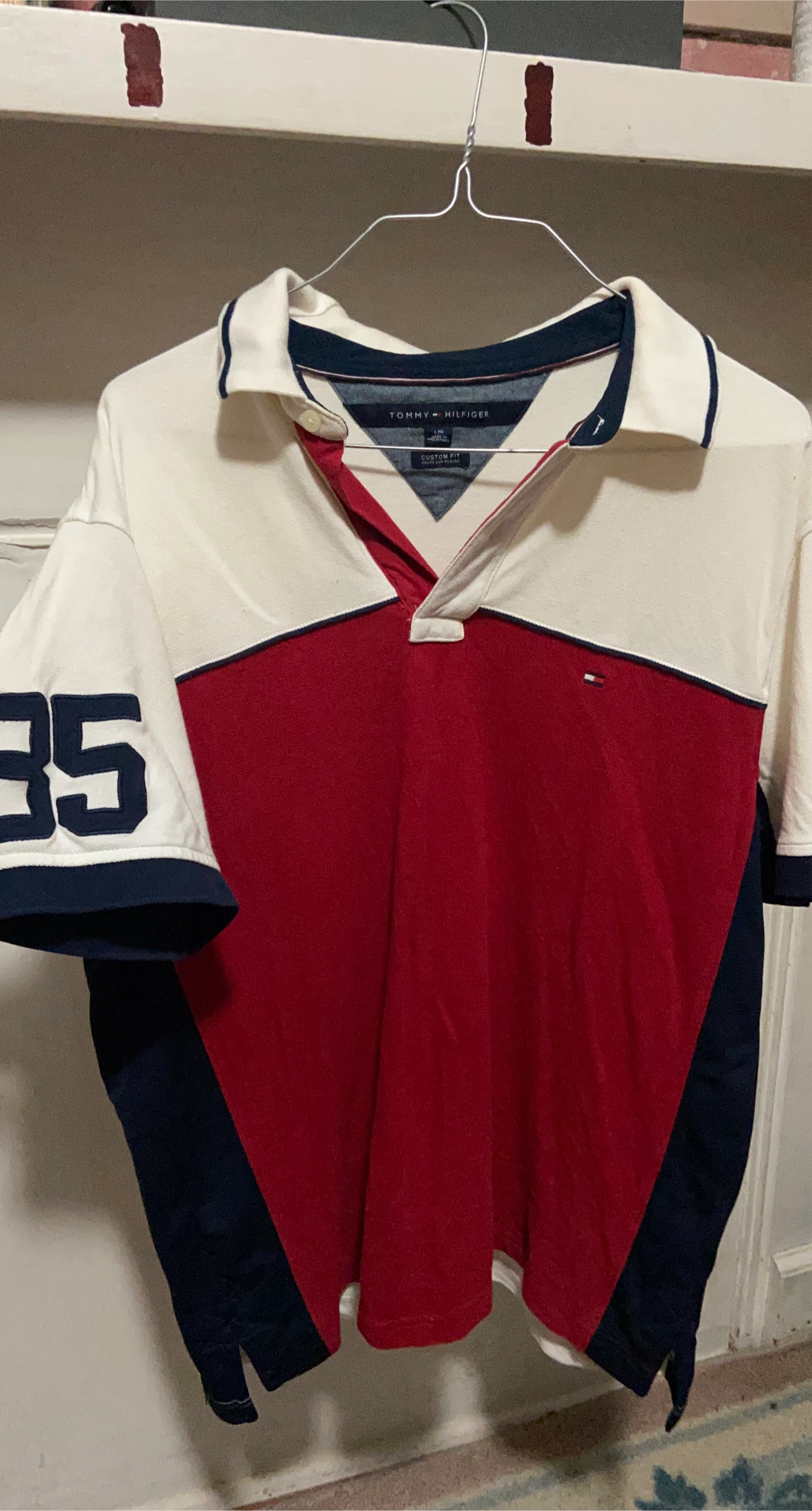 Tommy Hilfiger Custom Fit Polo Shirt - L/G