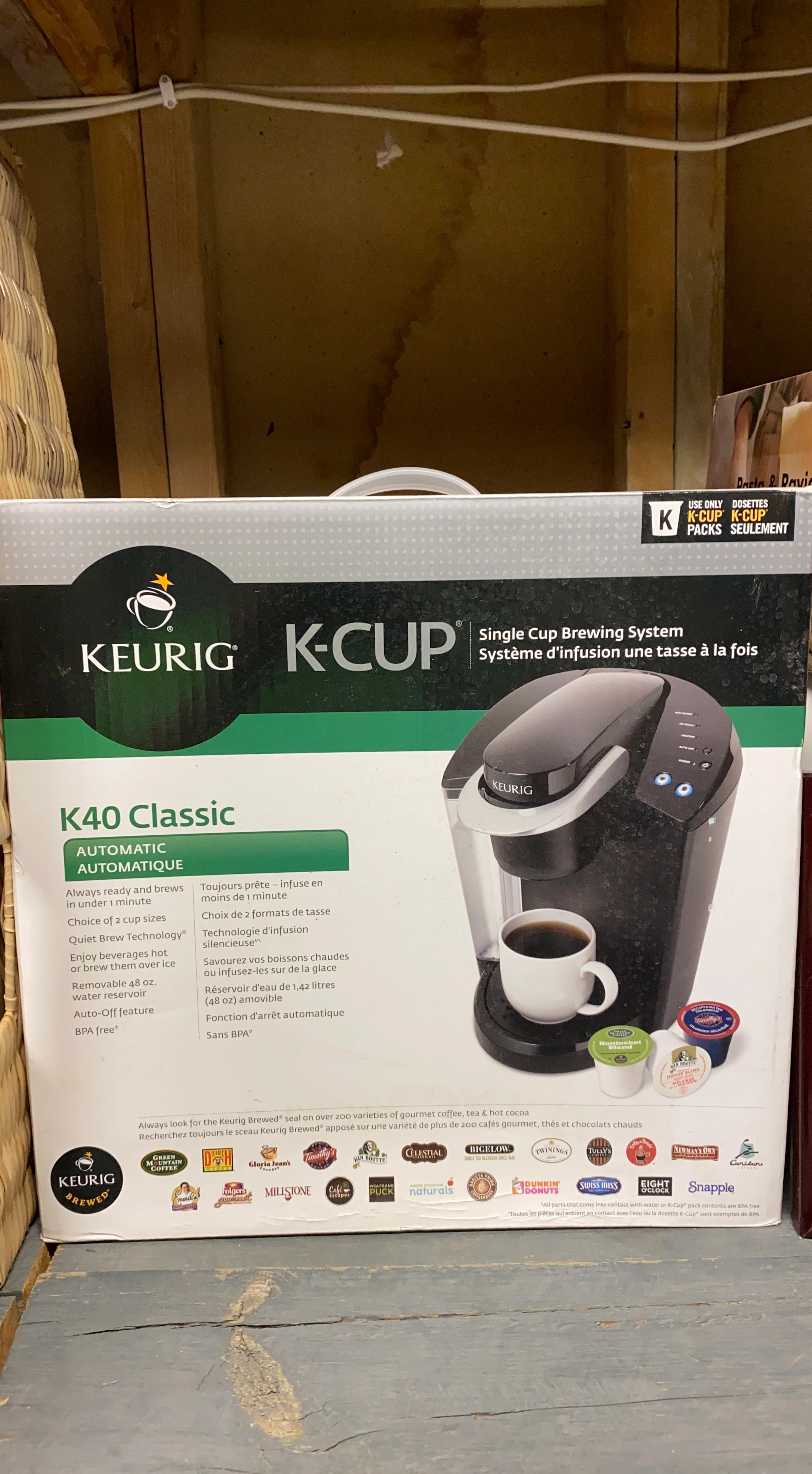 Keurig K-Cup K40 Classic Single Cup Coffee Brewer