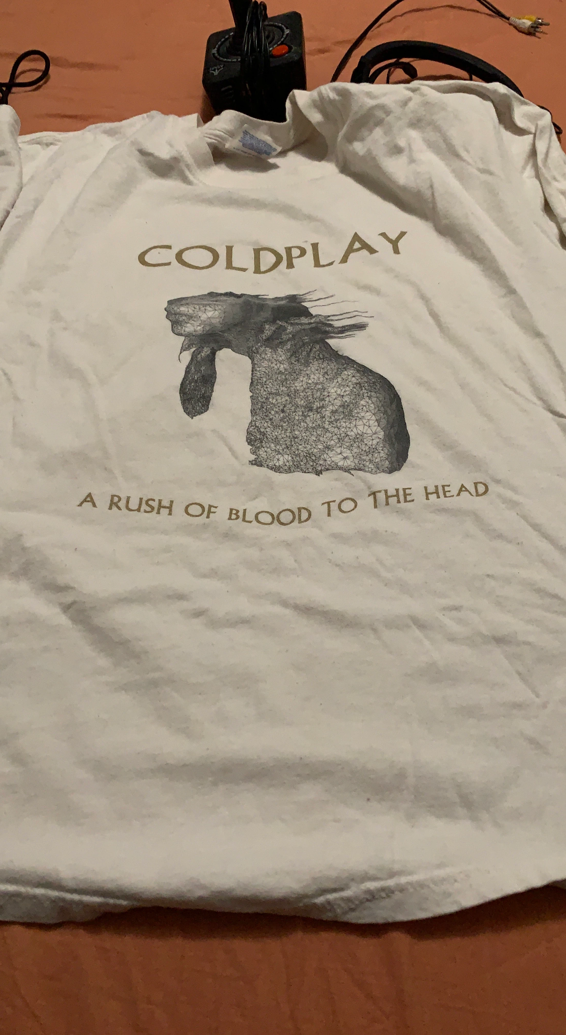 Coldplay A Rush Of Blood To The Head Staff T-Shirt Adult L