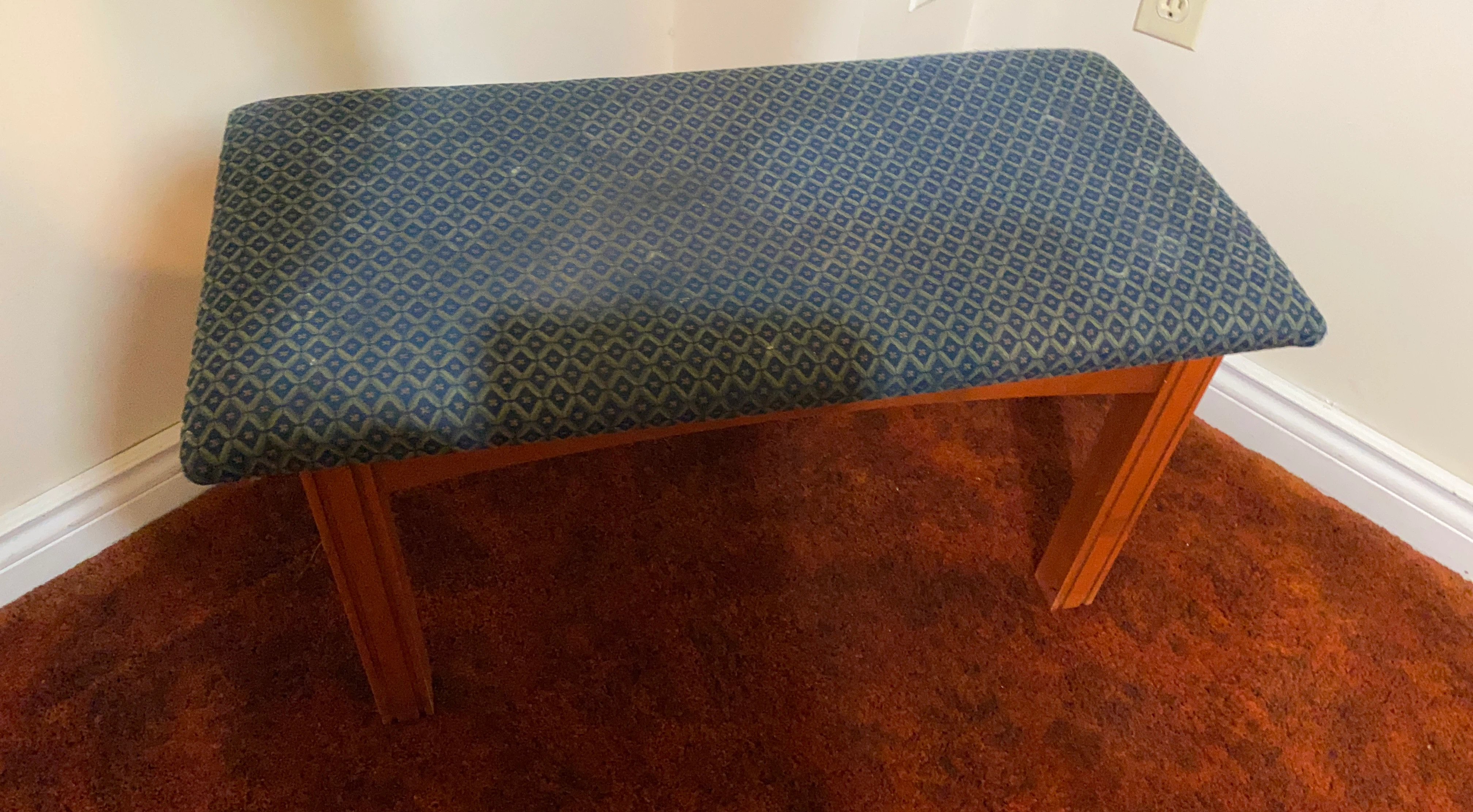 Upholstered Footstool Bench