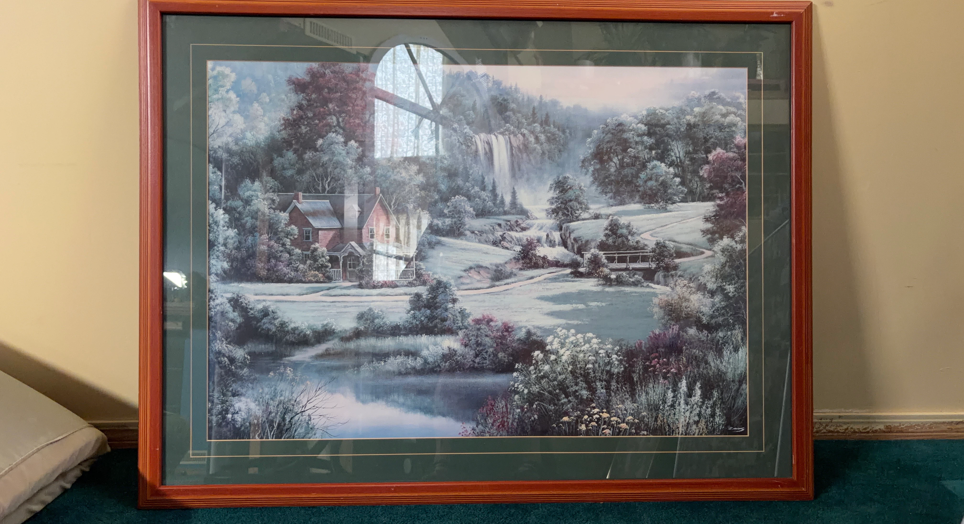 Framed Landscape Painting