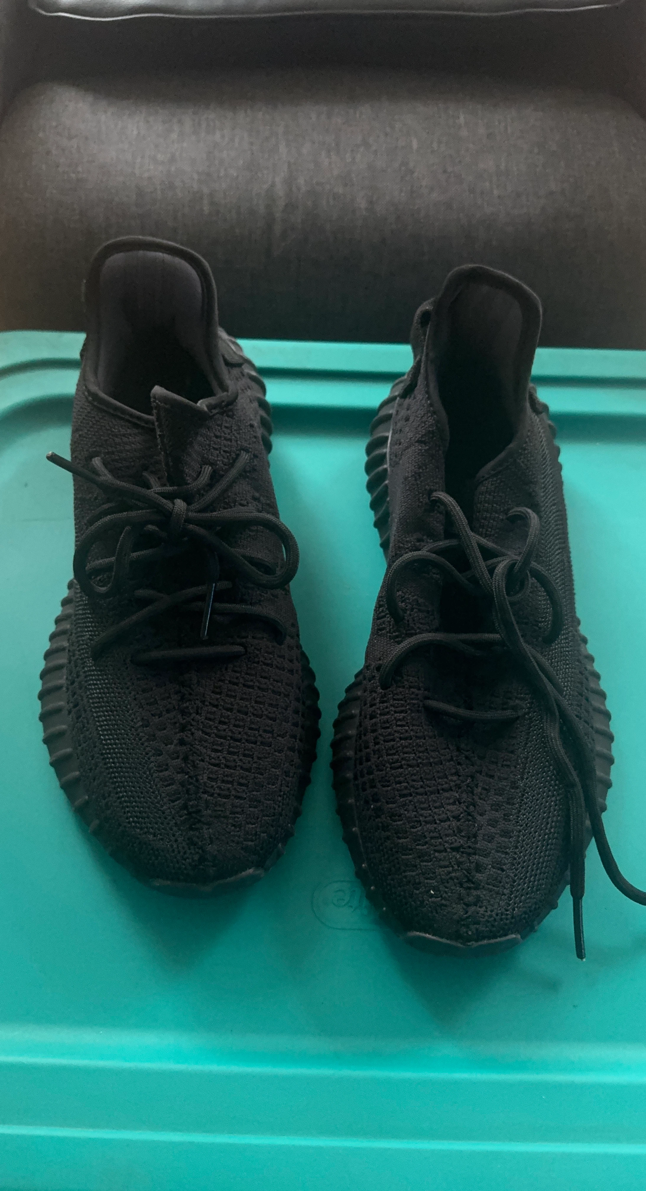 Black Adidas Yeezy Boost 350 V2 Sneakers