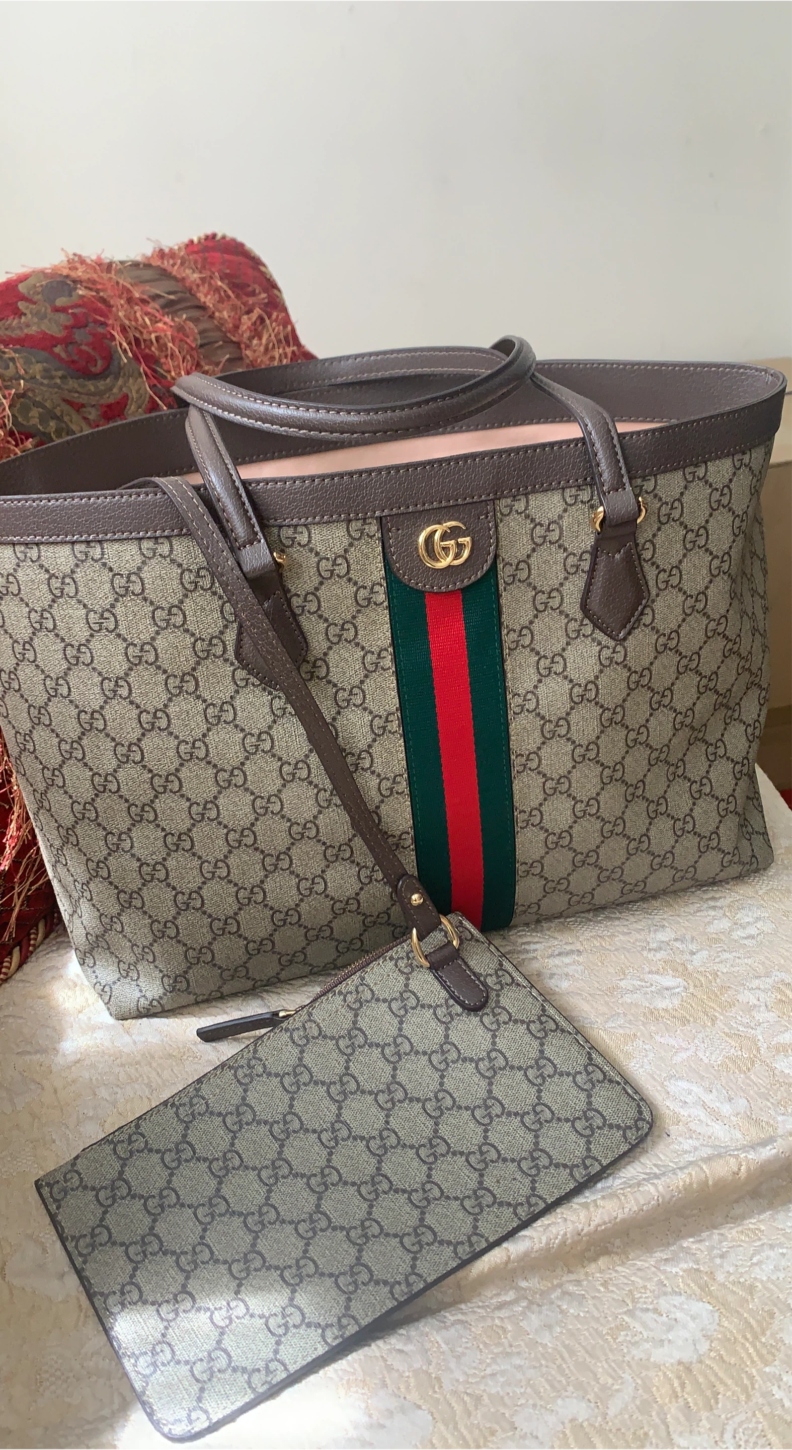 Gucci Tote Bag with Pouch