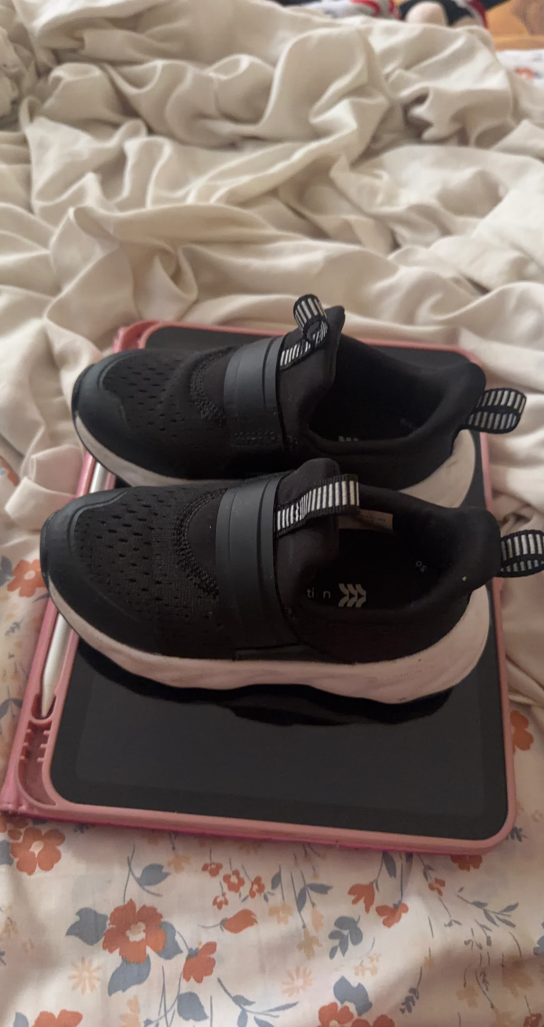 All in Motion Black Slip-On Shoes - Size 8