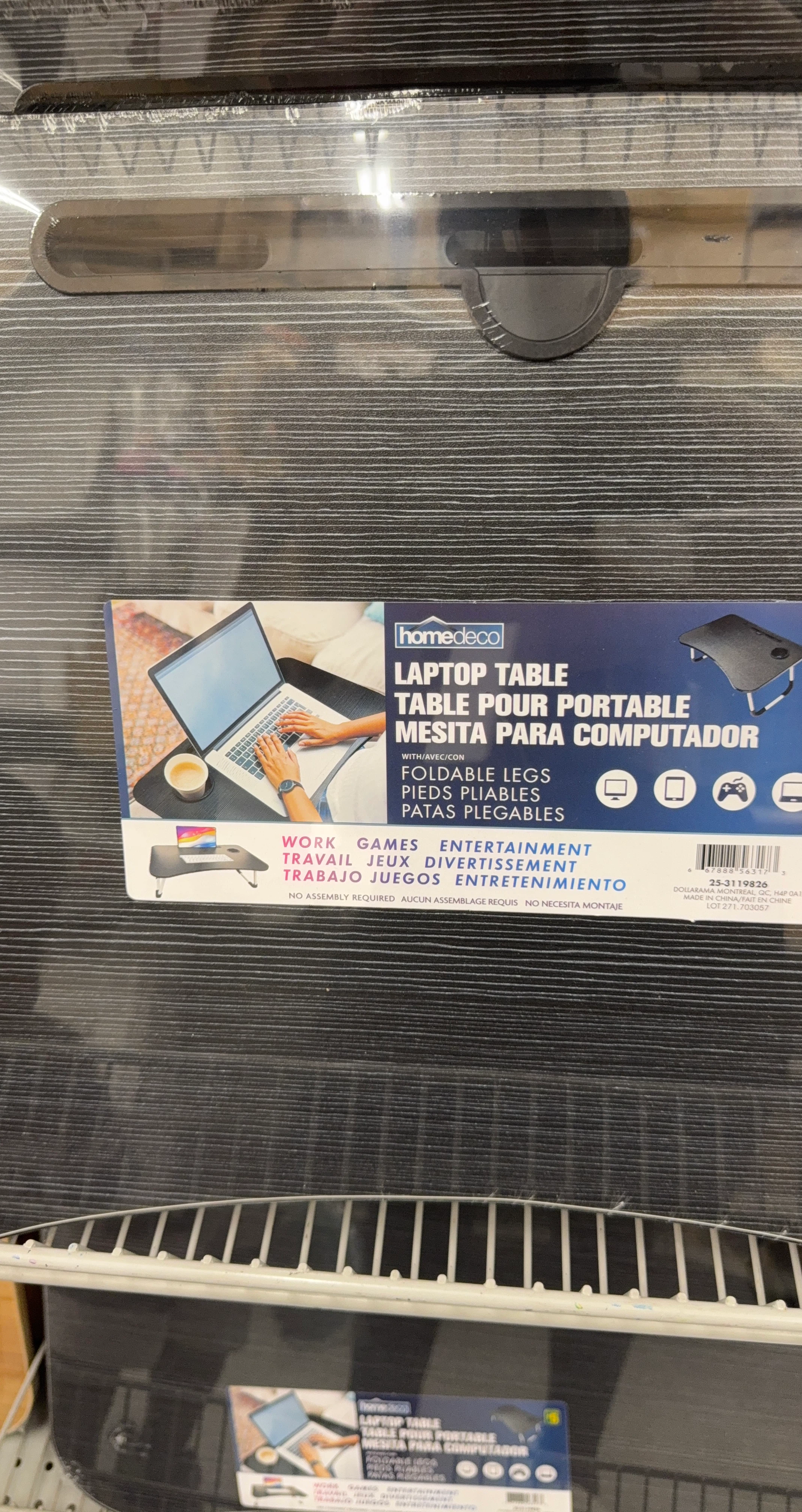 HomeDeco Laptop Table with Foldable Legs