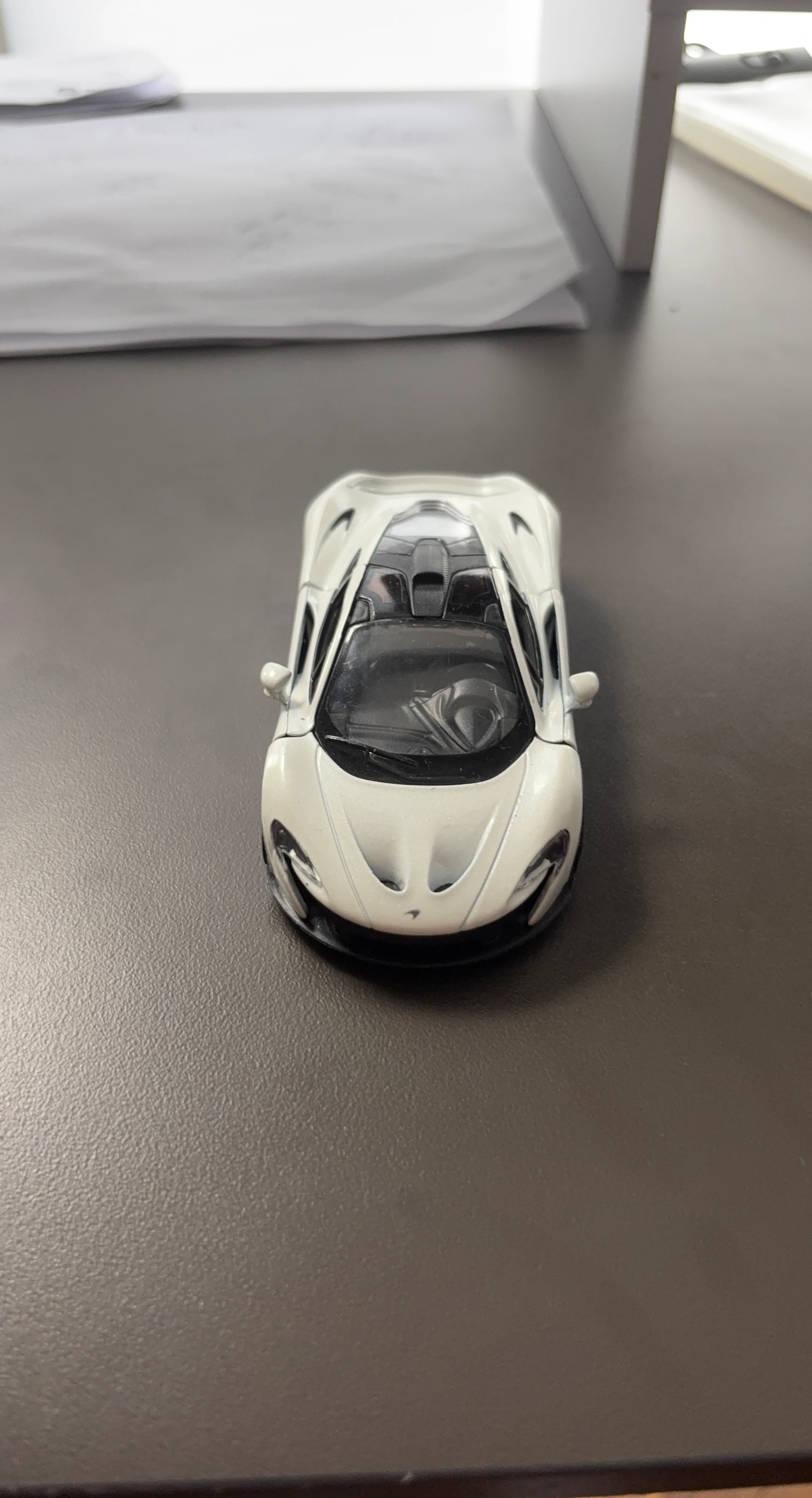 White McLaren P1 Toy Car