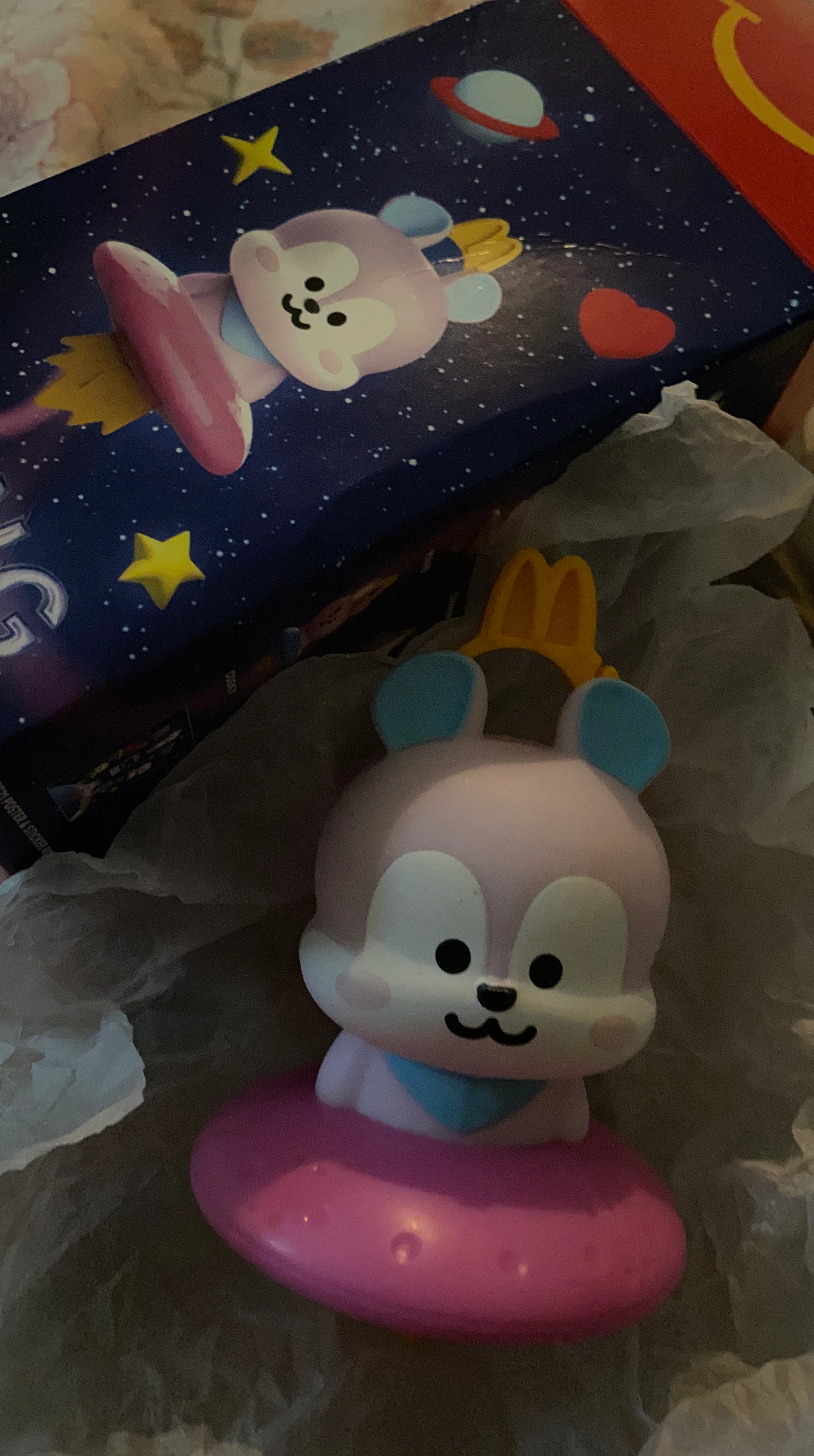Bt21 BTS McDonald's Happy Meal Toy - Pink Bunny