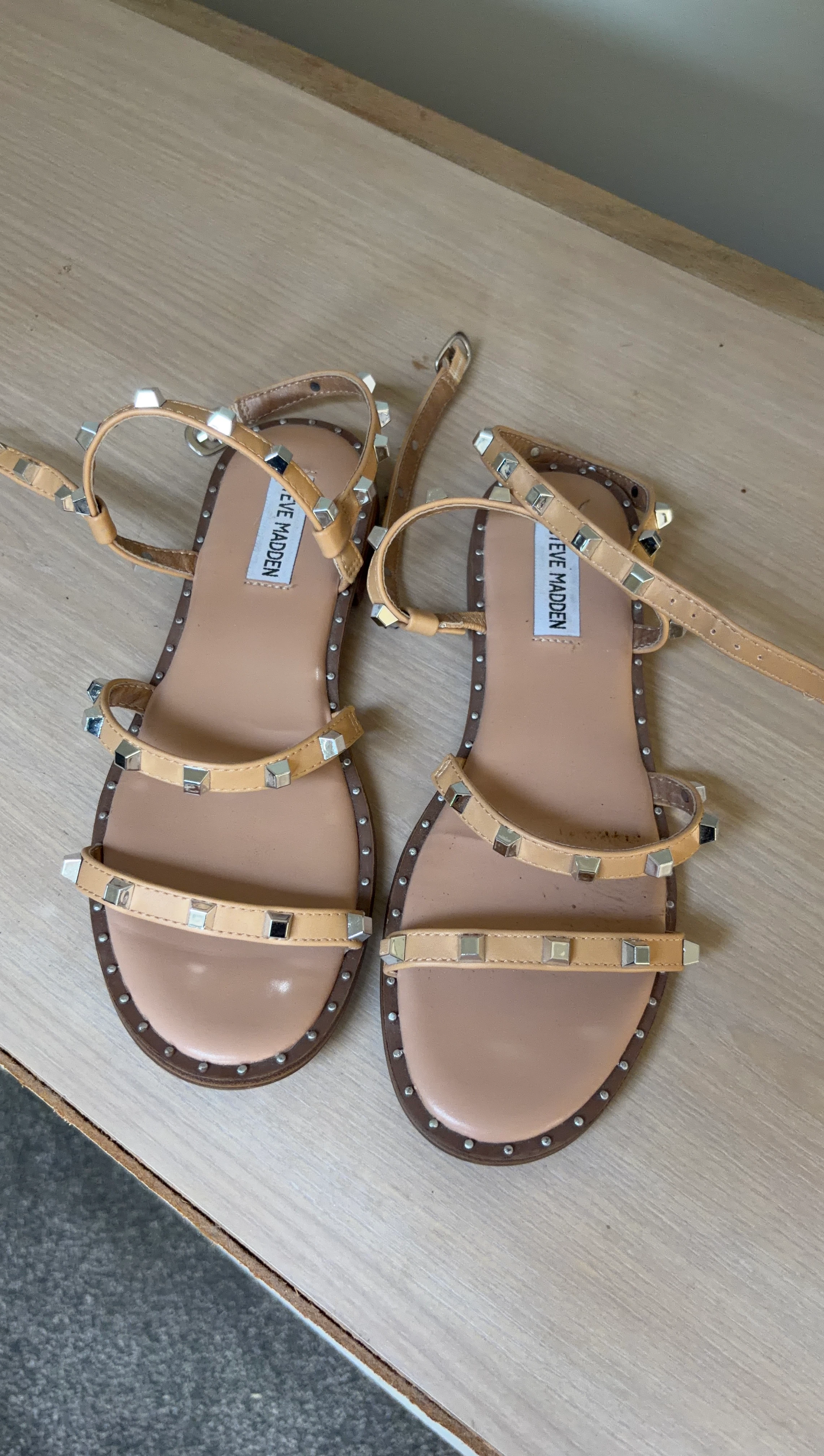 Steve Madden Studded Flat Sandals