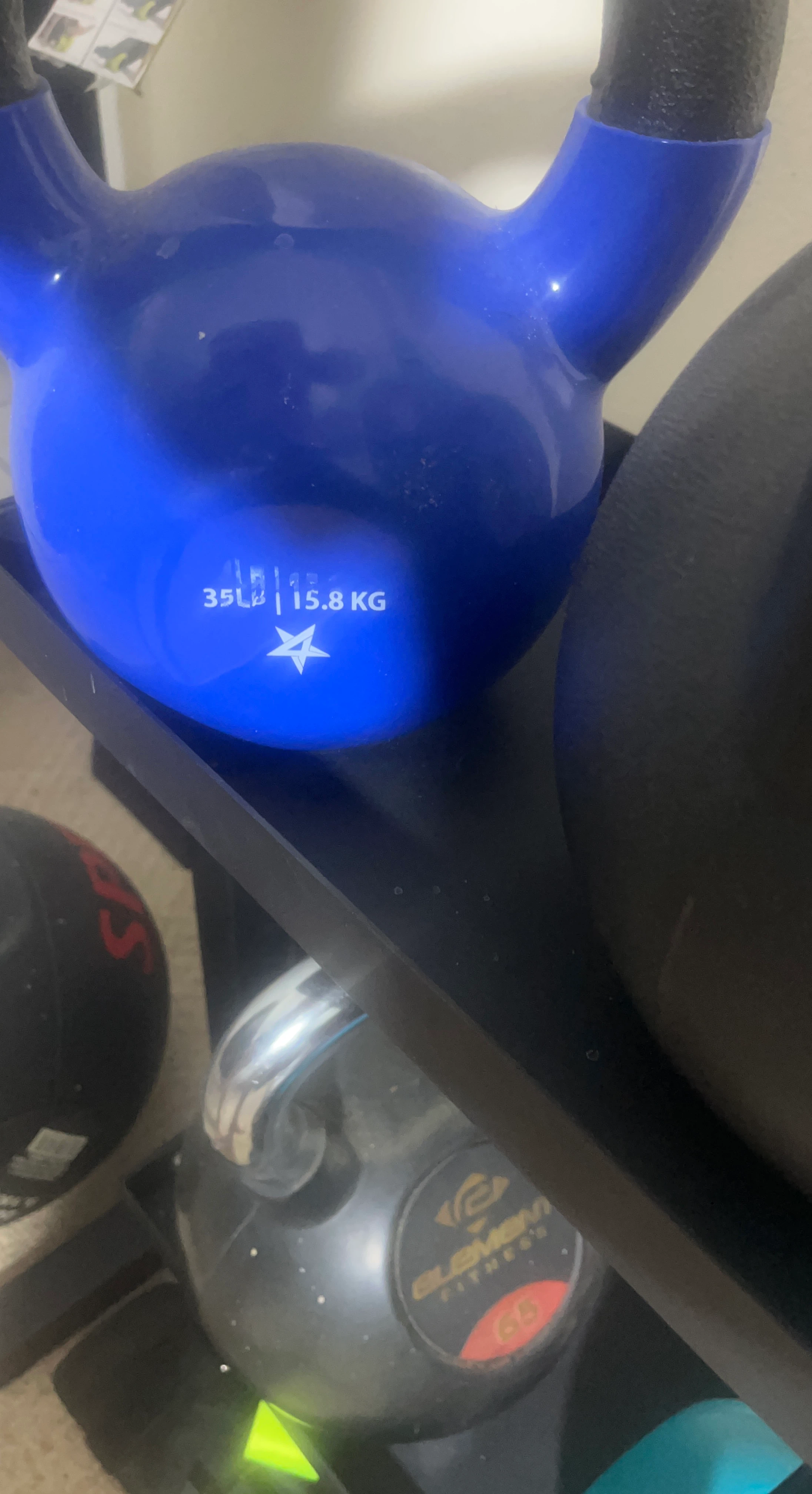 Blue Kettlebell 35lb / 15.8 KG