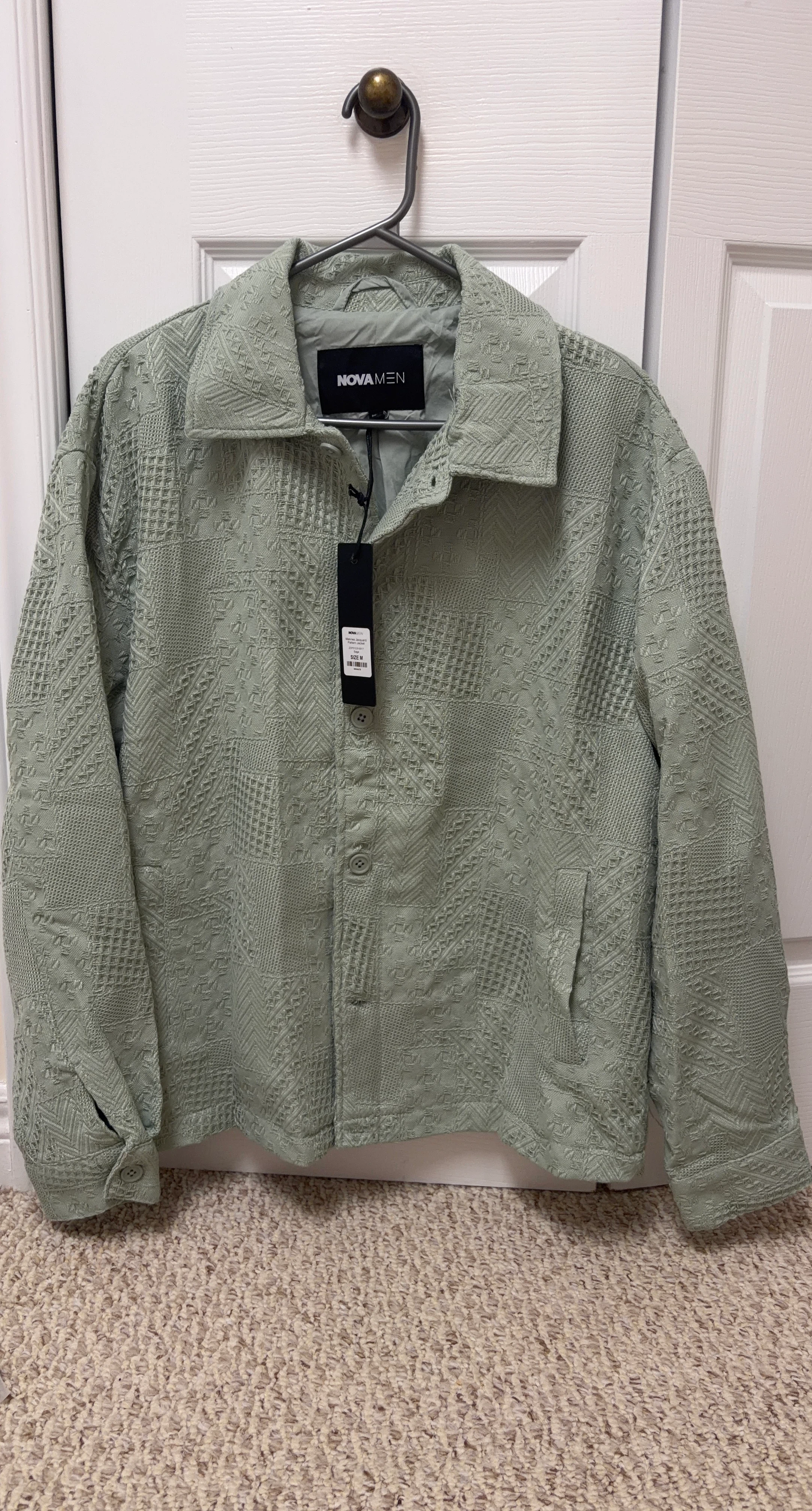 NovaMEN Men's Textured Jacket
