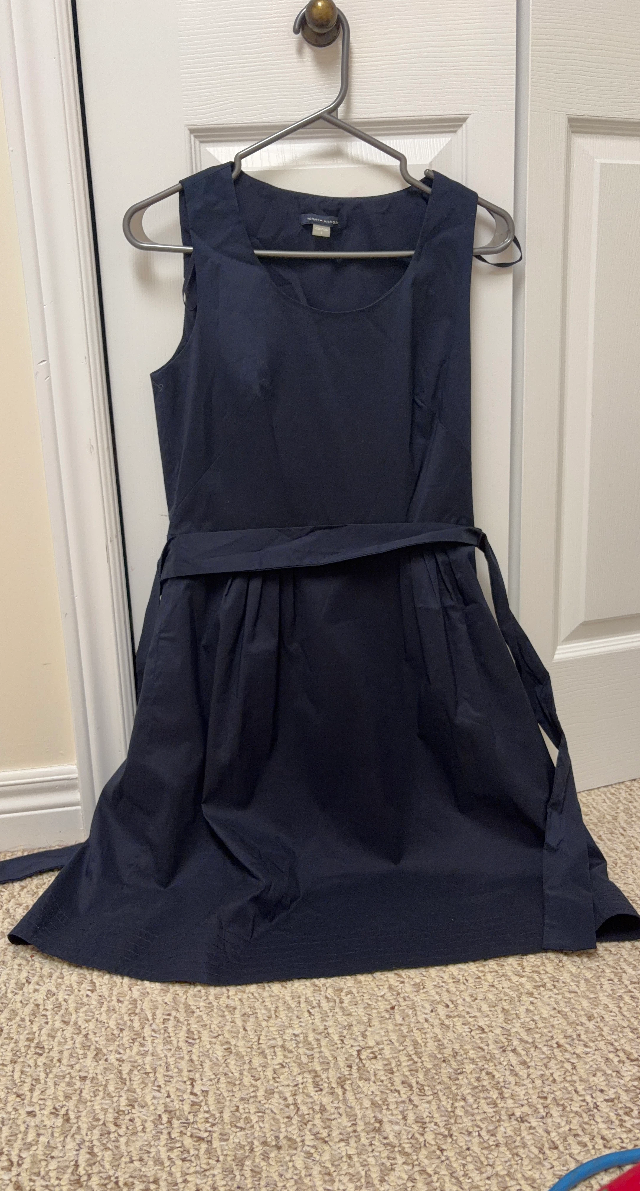 Tommy Hilfiger Navy Sleeveless Dress