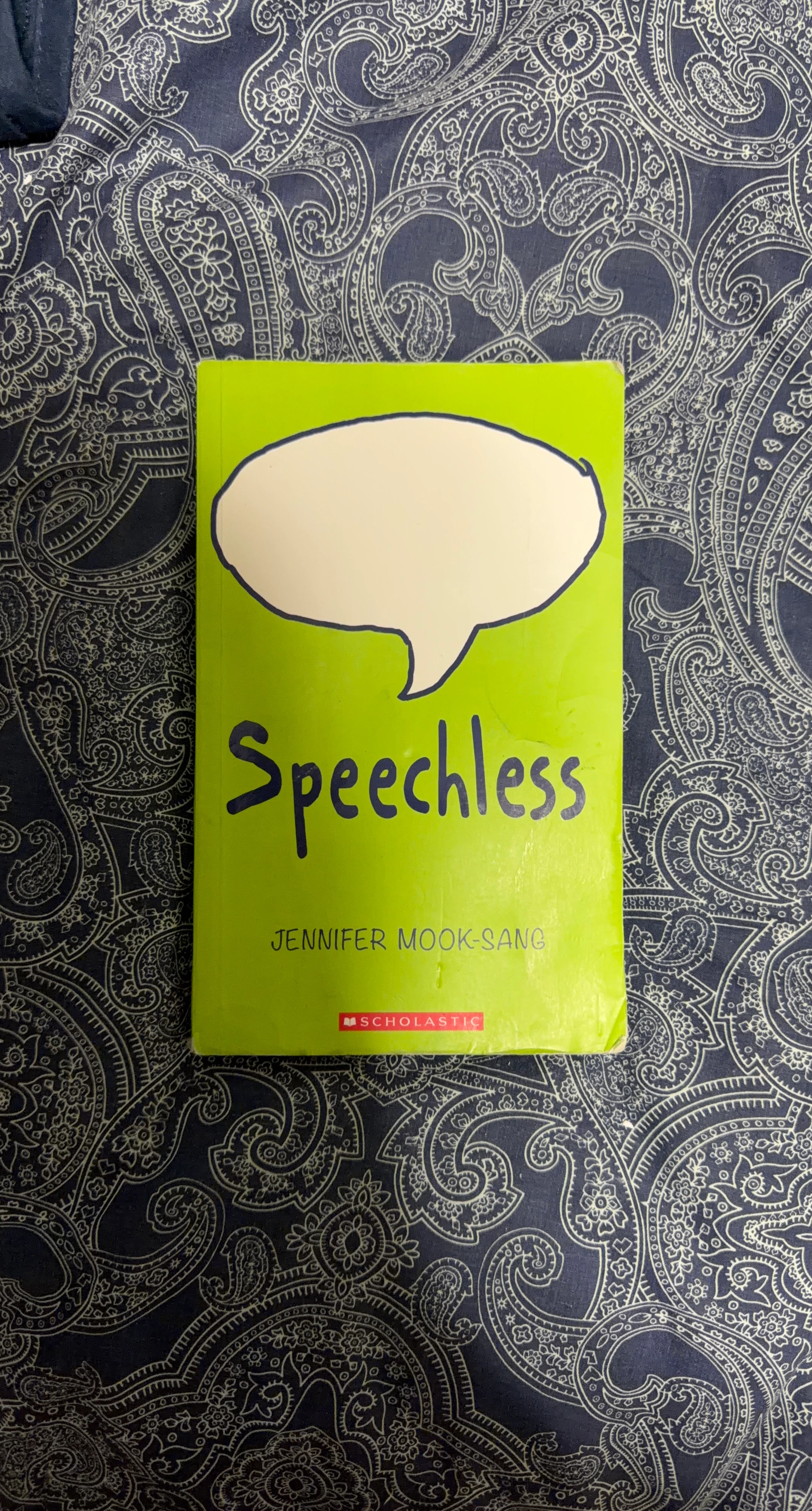 Speechless by Jennifer Mook-Sang - Scholastic Canada