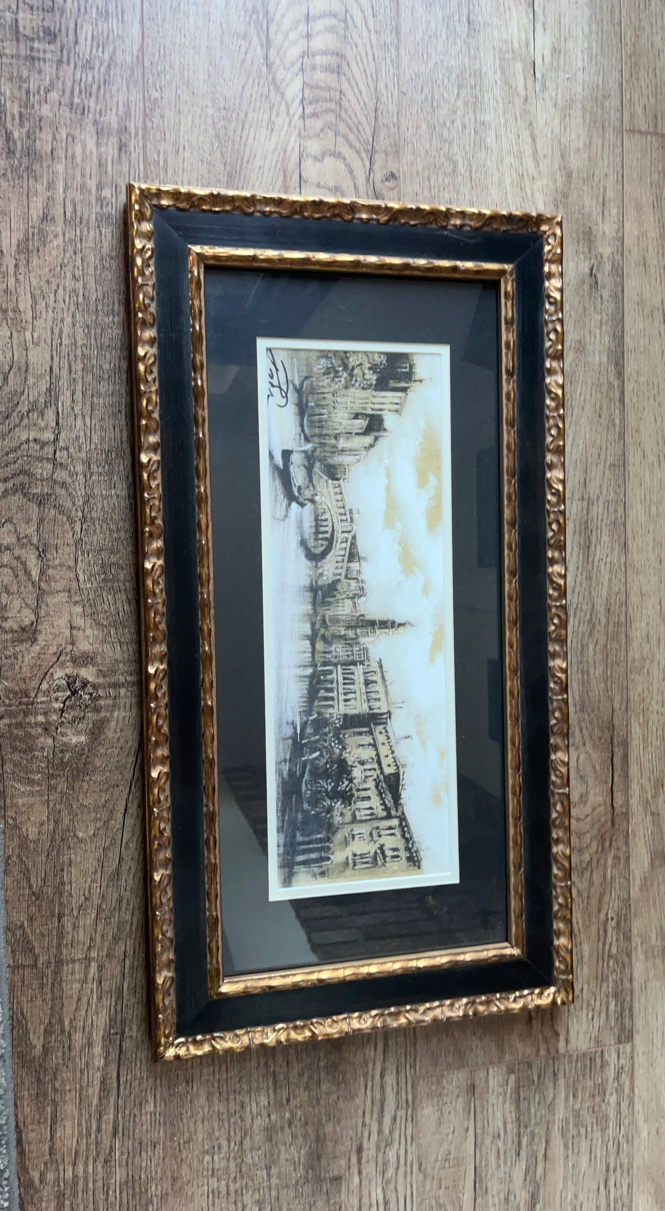 Framed Print of Venetian Canal Scene