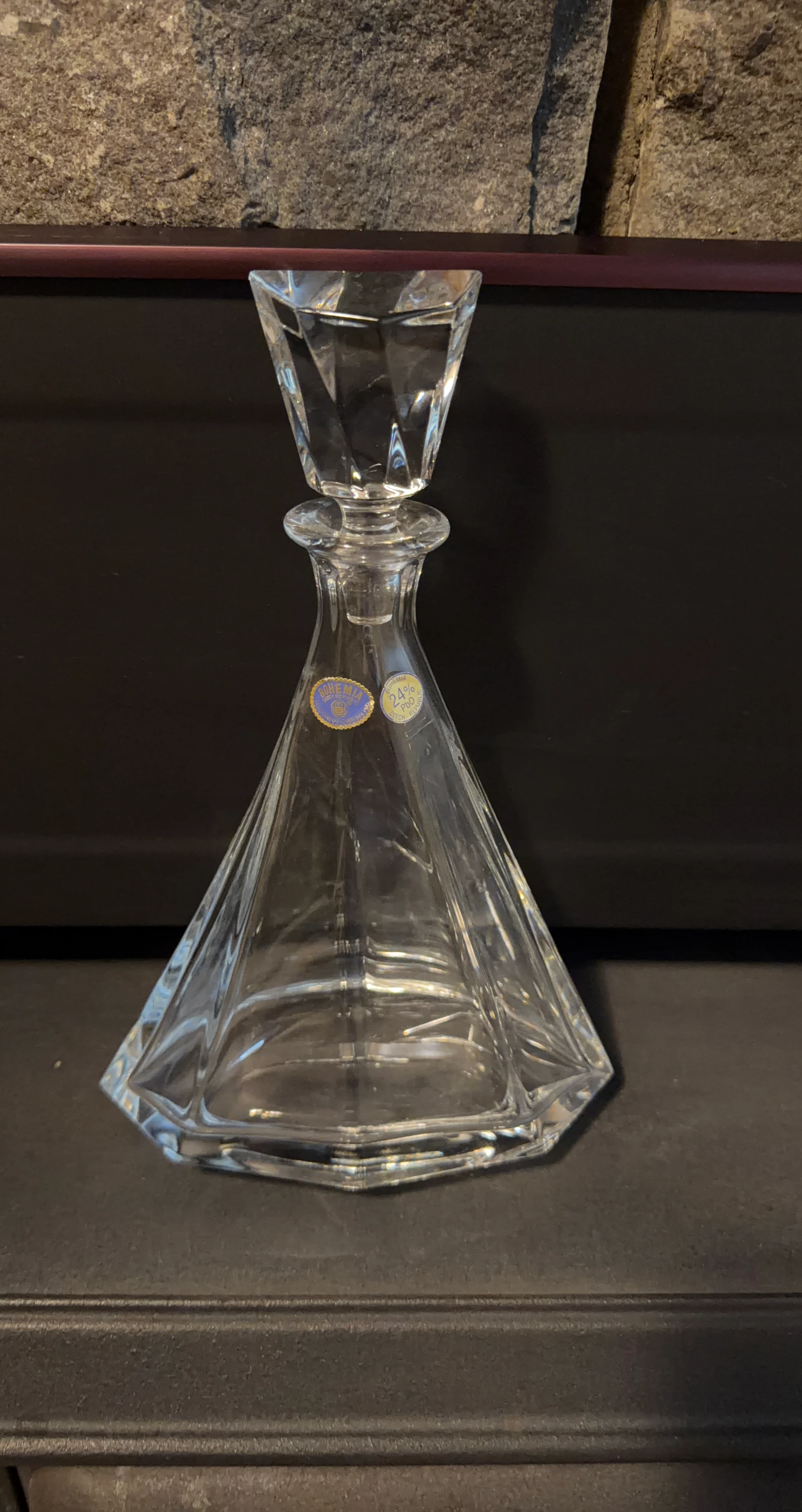 Bohemia Lead Crystal Decanter