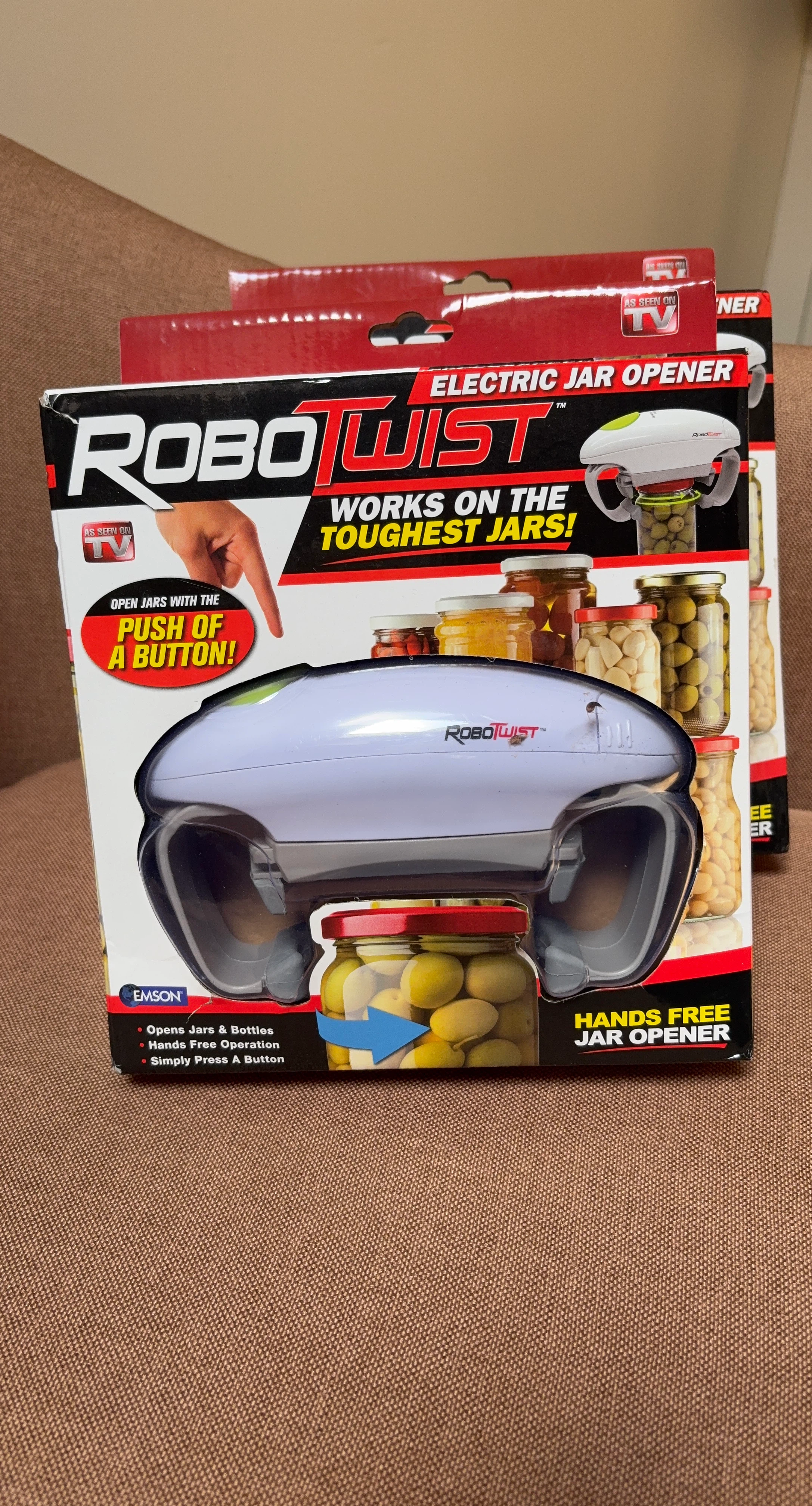RoboTwist Electric Jar Opener - Hands Free