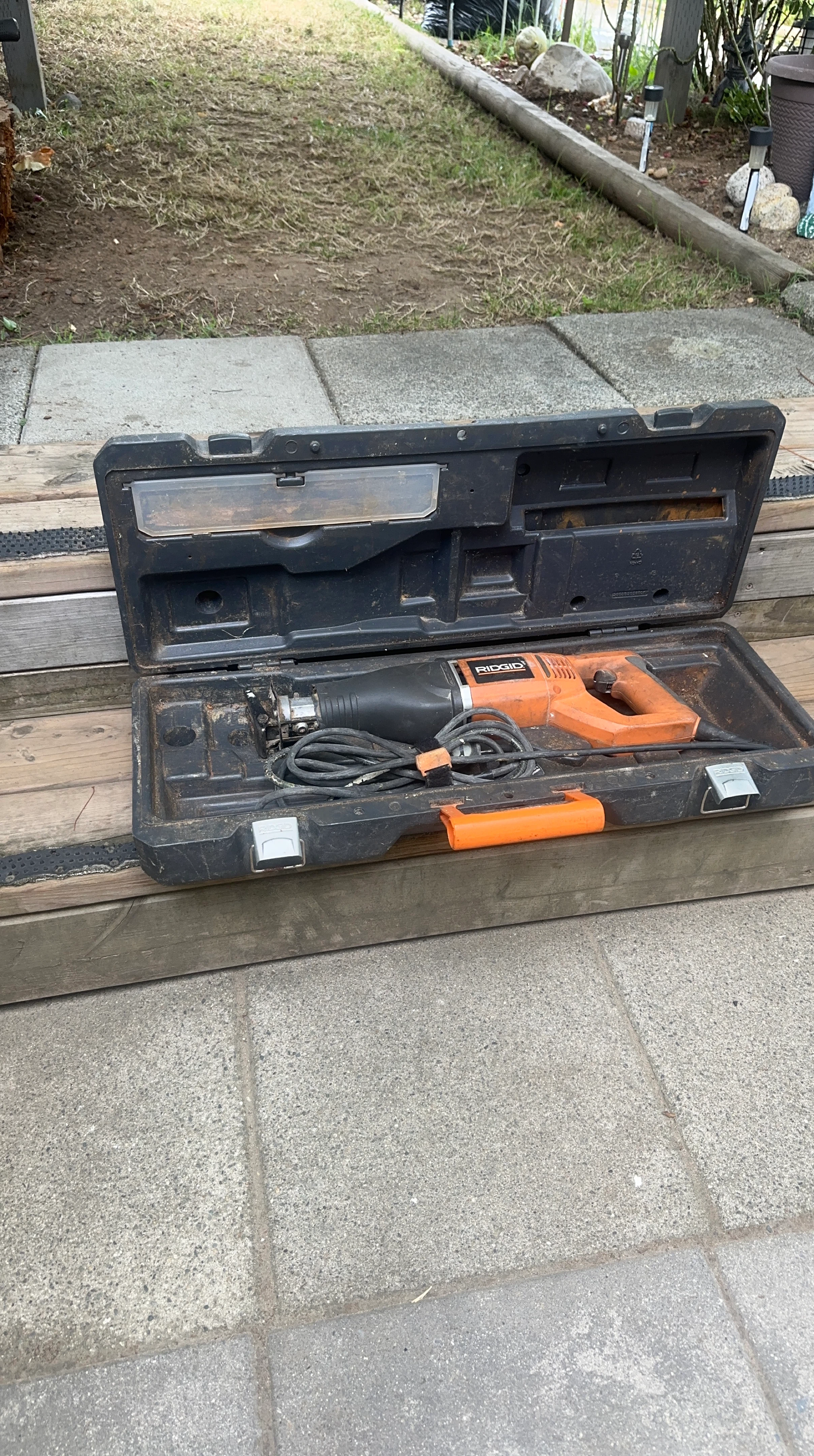 RIDGID Reciprocating Saw with Case