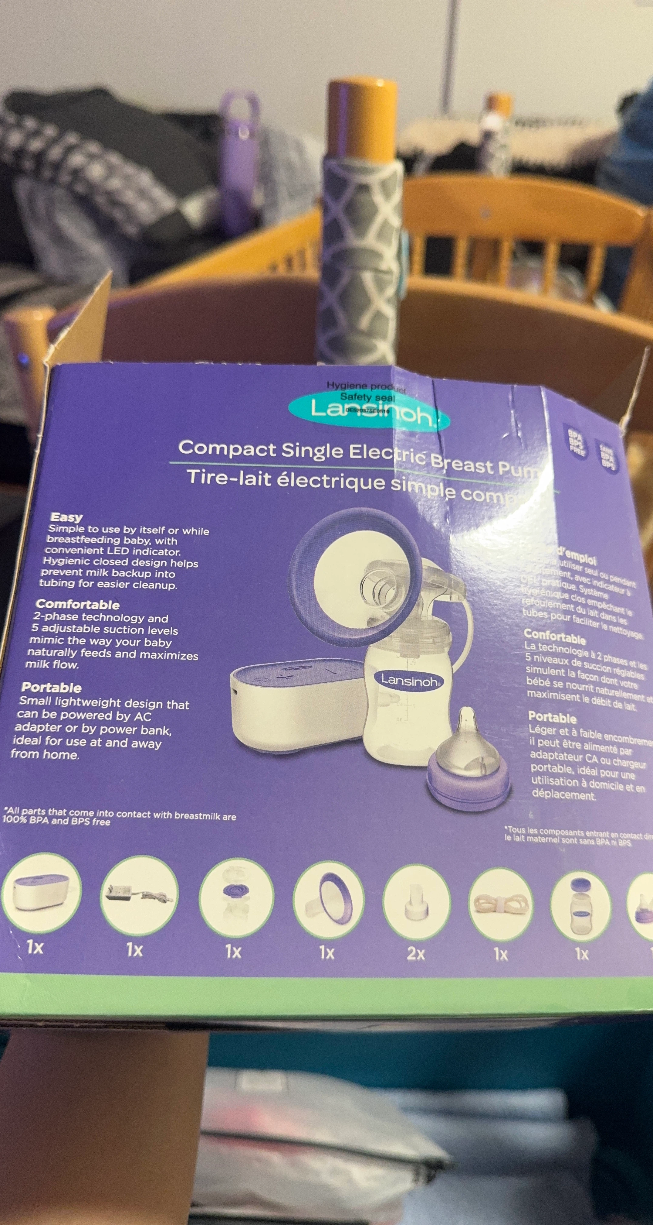 Lansinoh Compact Single Electric Breast Pump